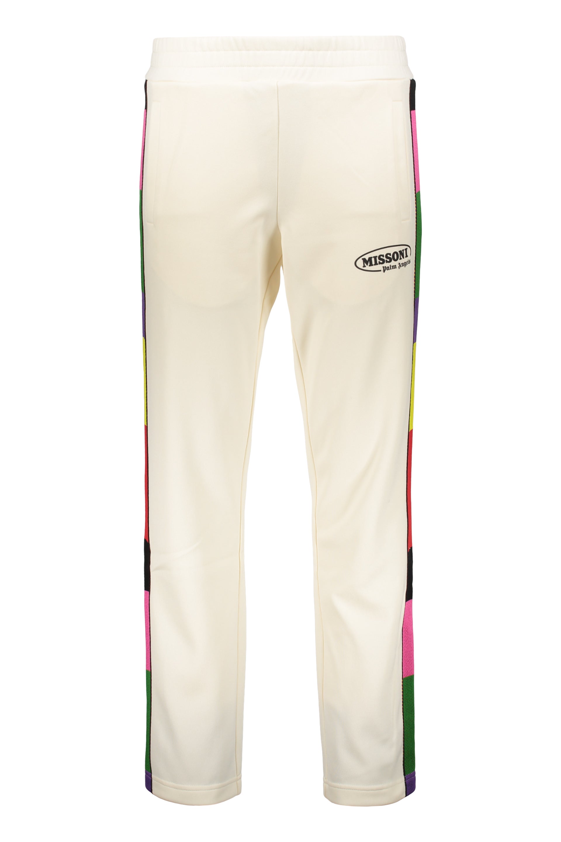 Palm Angels X Missoni track-pants with decorative stripes