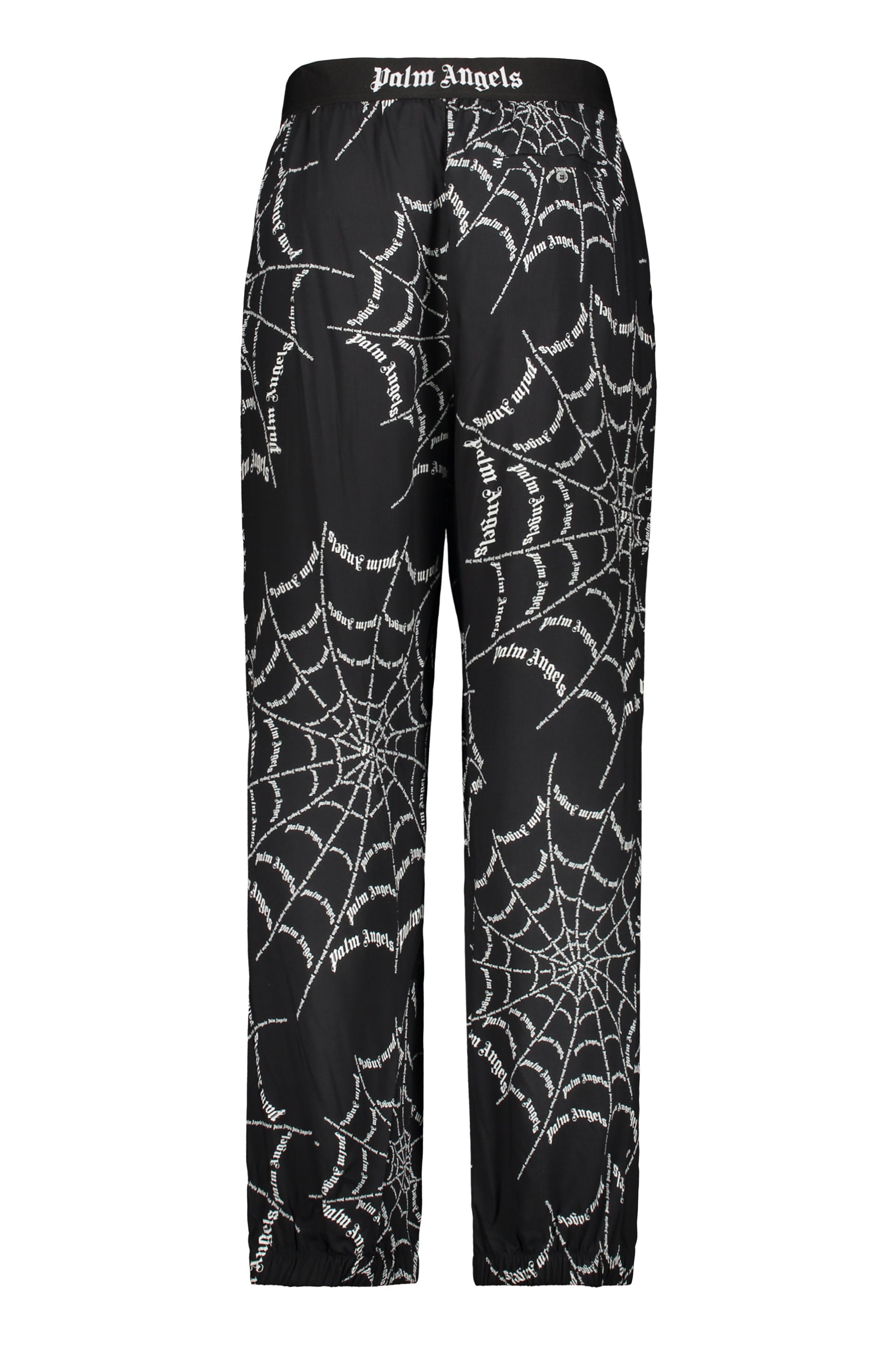 Casual pants with logo all-over