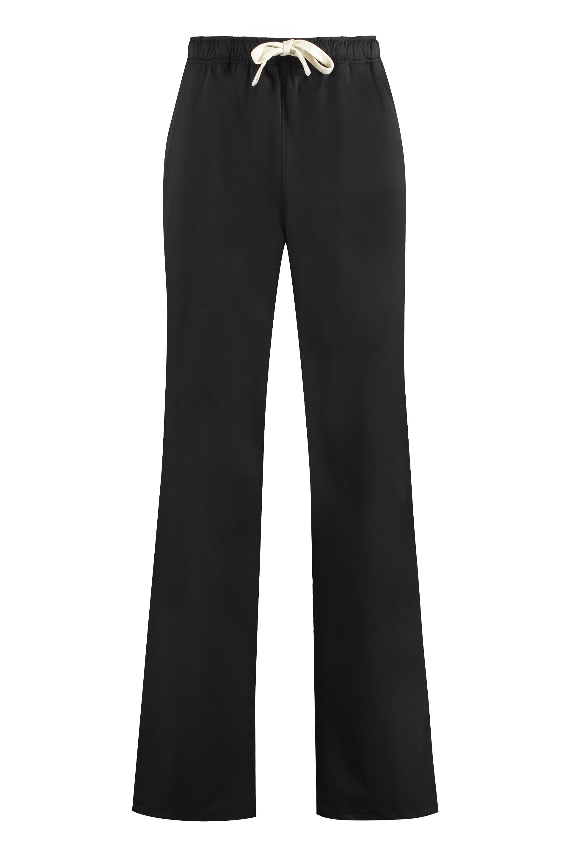 Wool blend trousers