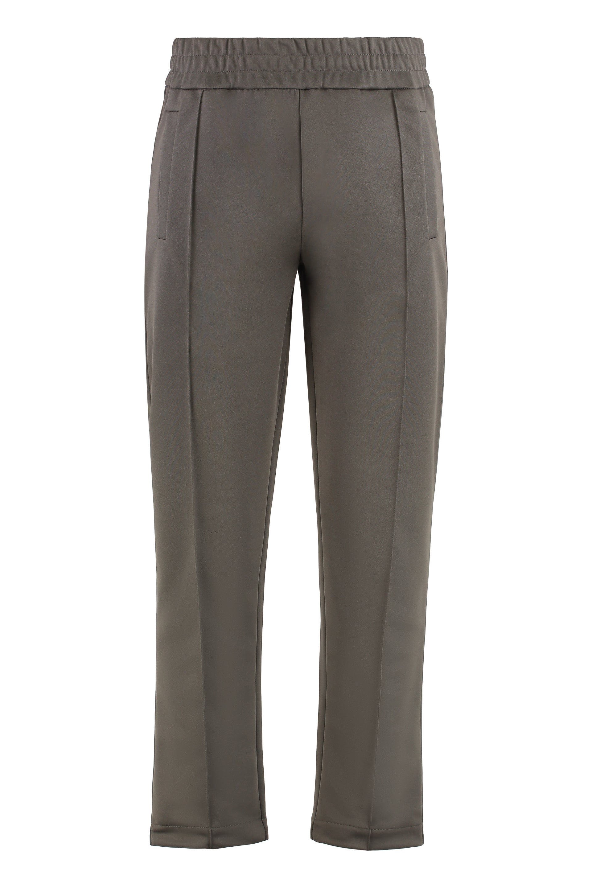 Techno fabric track pants