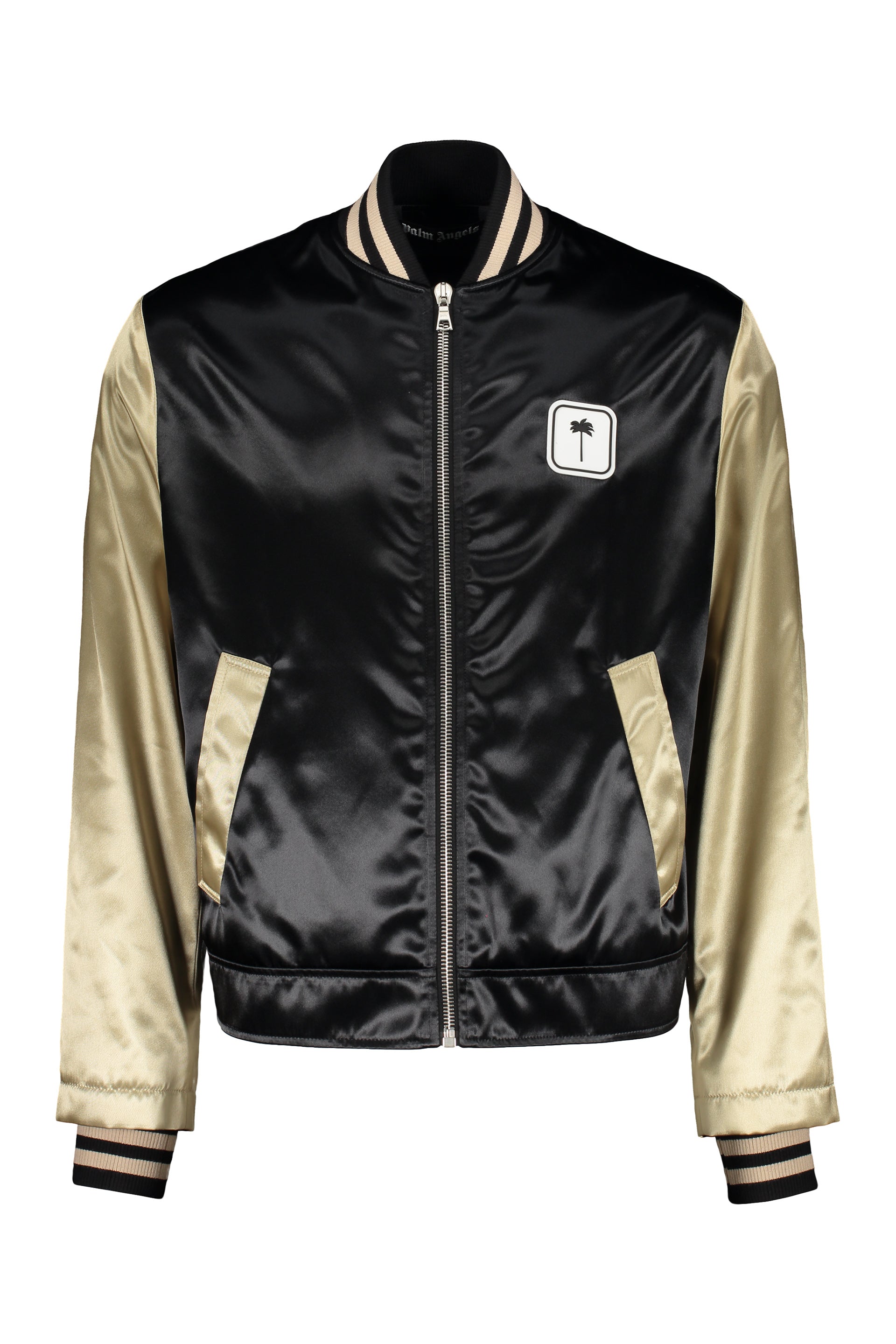 Nylon bomber jacket