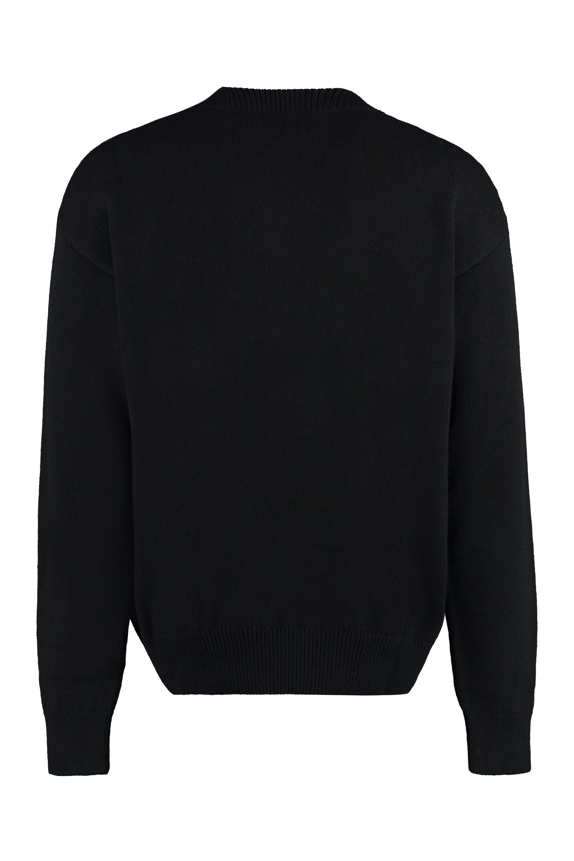 Crew-neck wool sweater