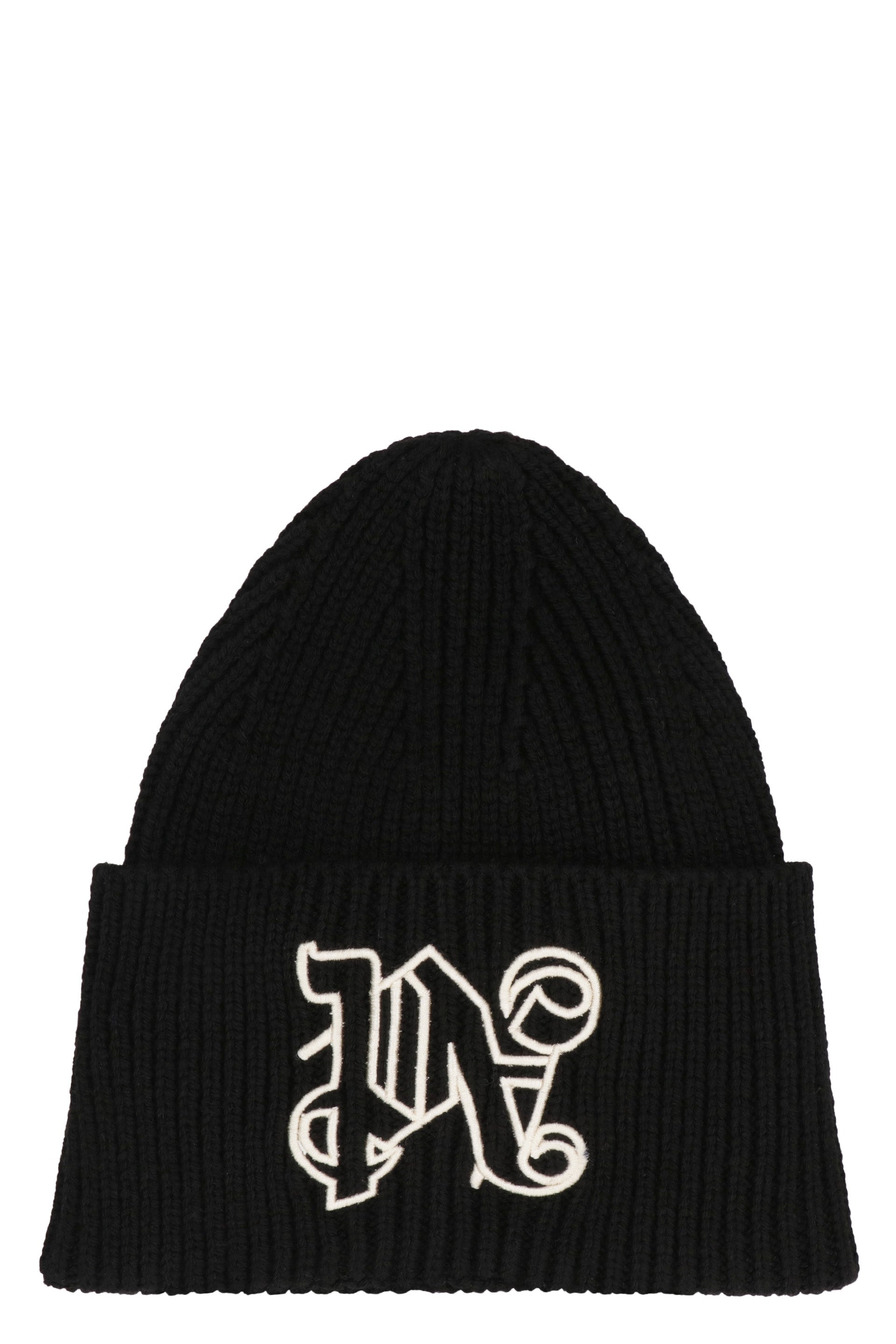 Logo wool beanie