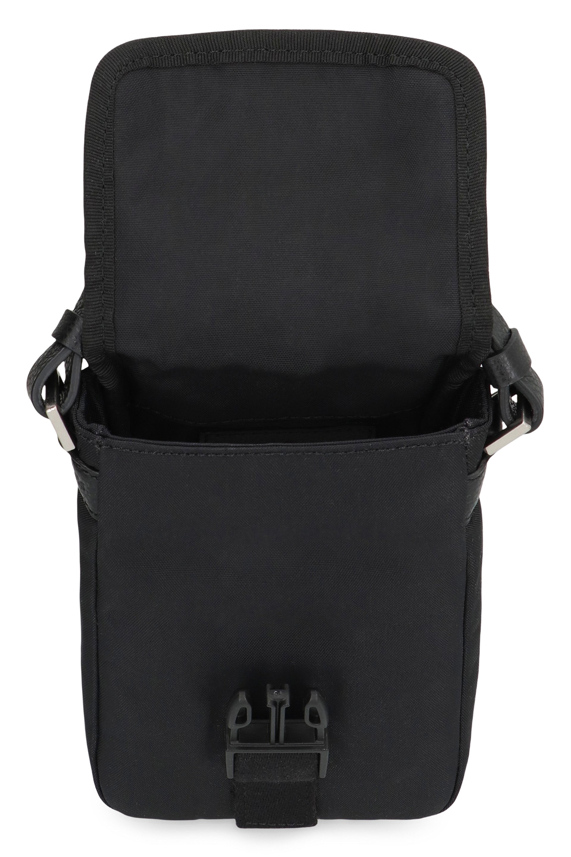 Shoulder bag in technical fabric