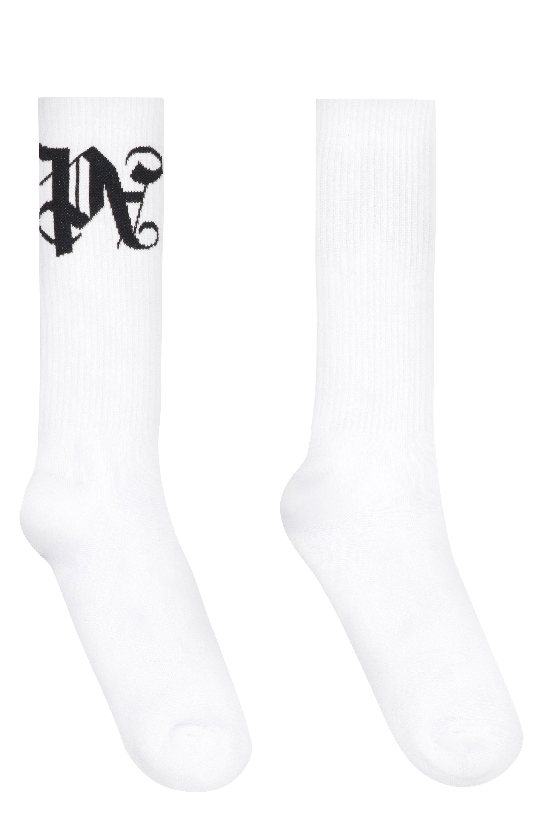 Cotton socks with logo