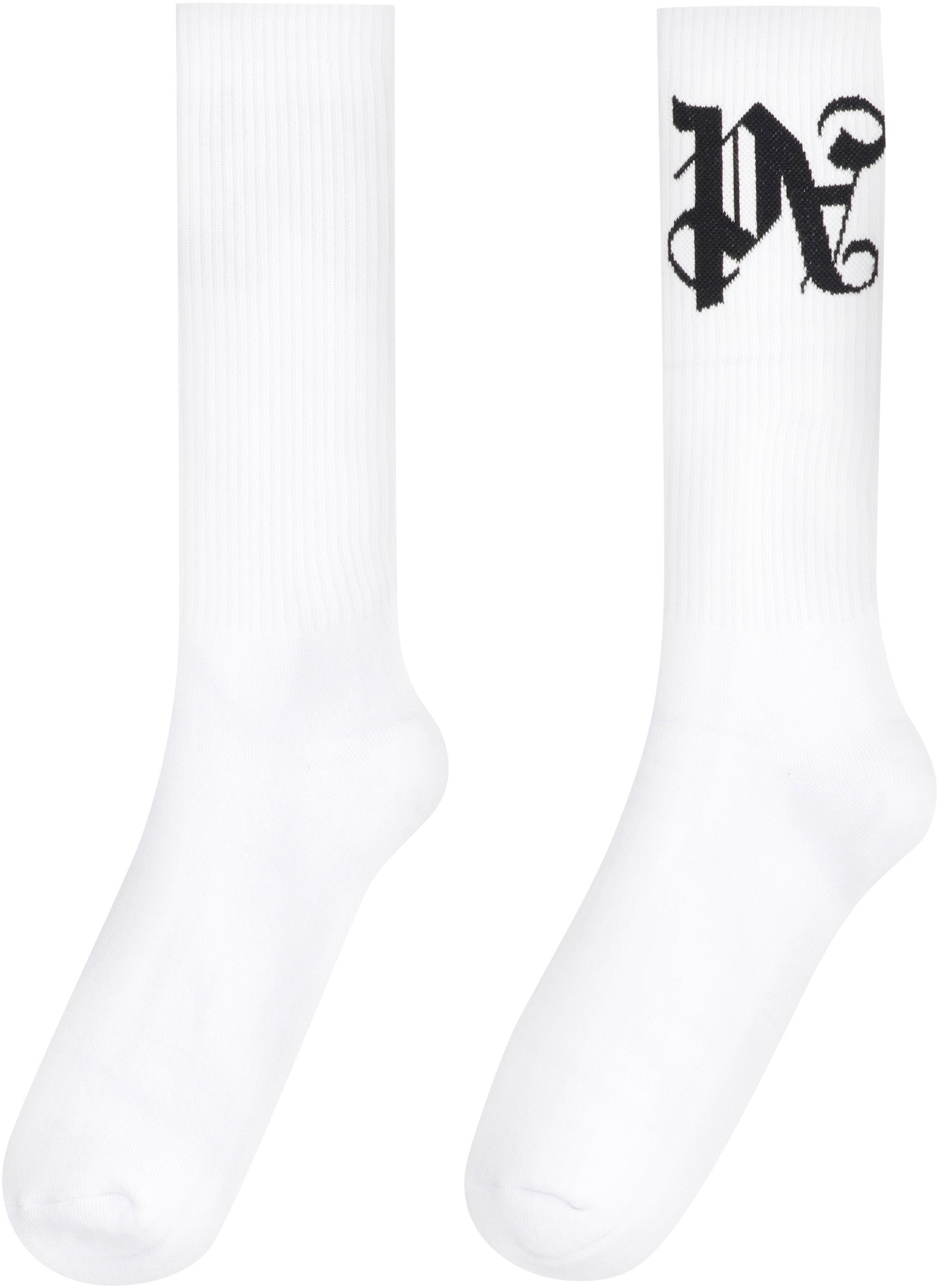 Cotton socks with logo