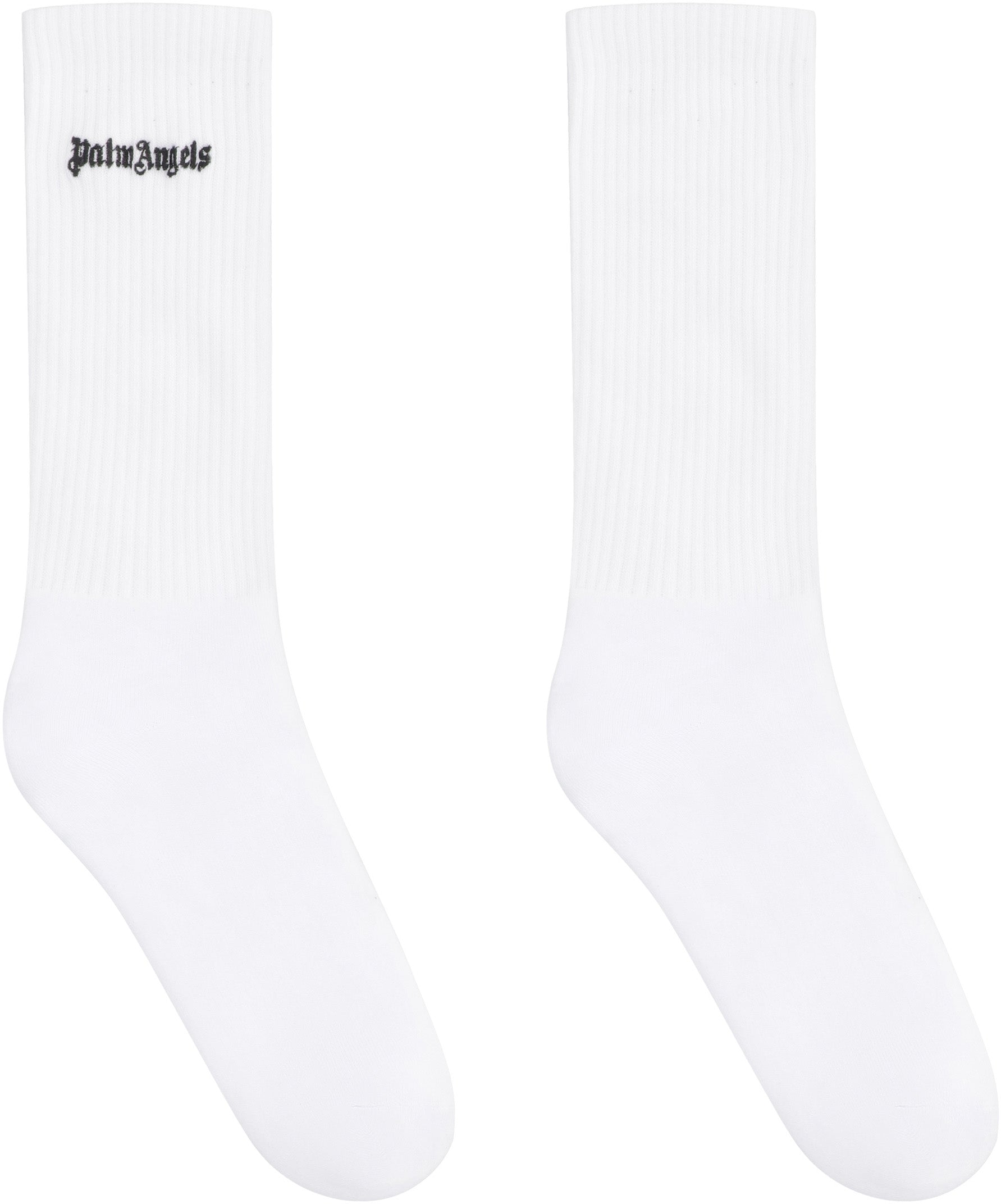 Cotton socks with logo