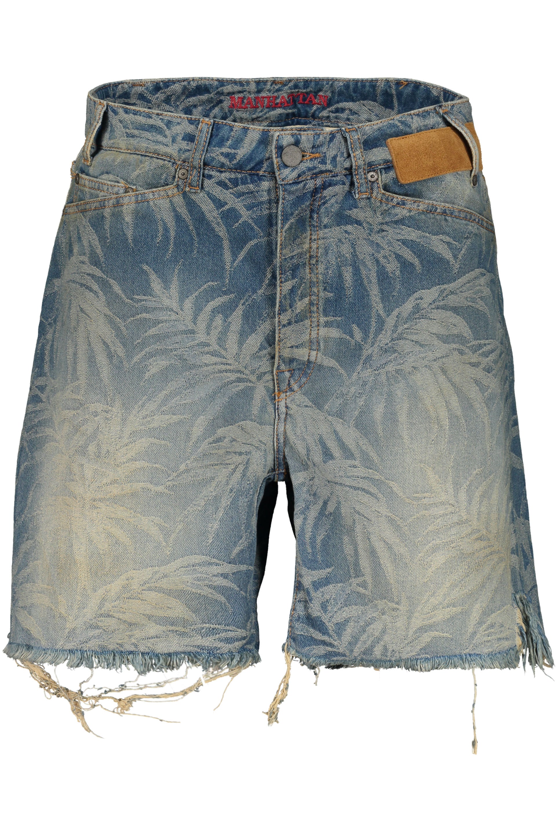 Denim bermuda shorts