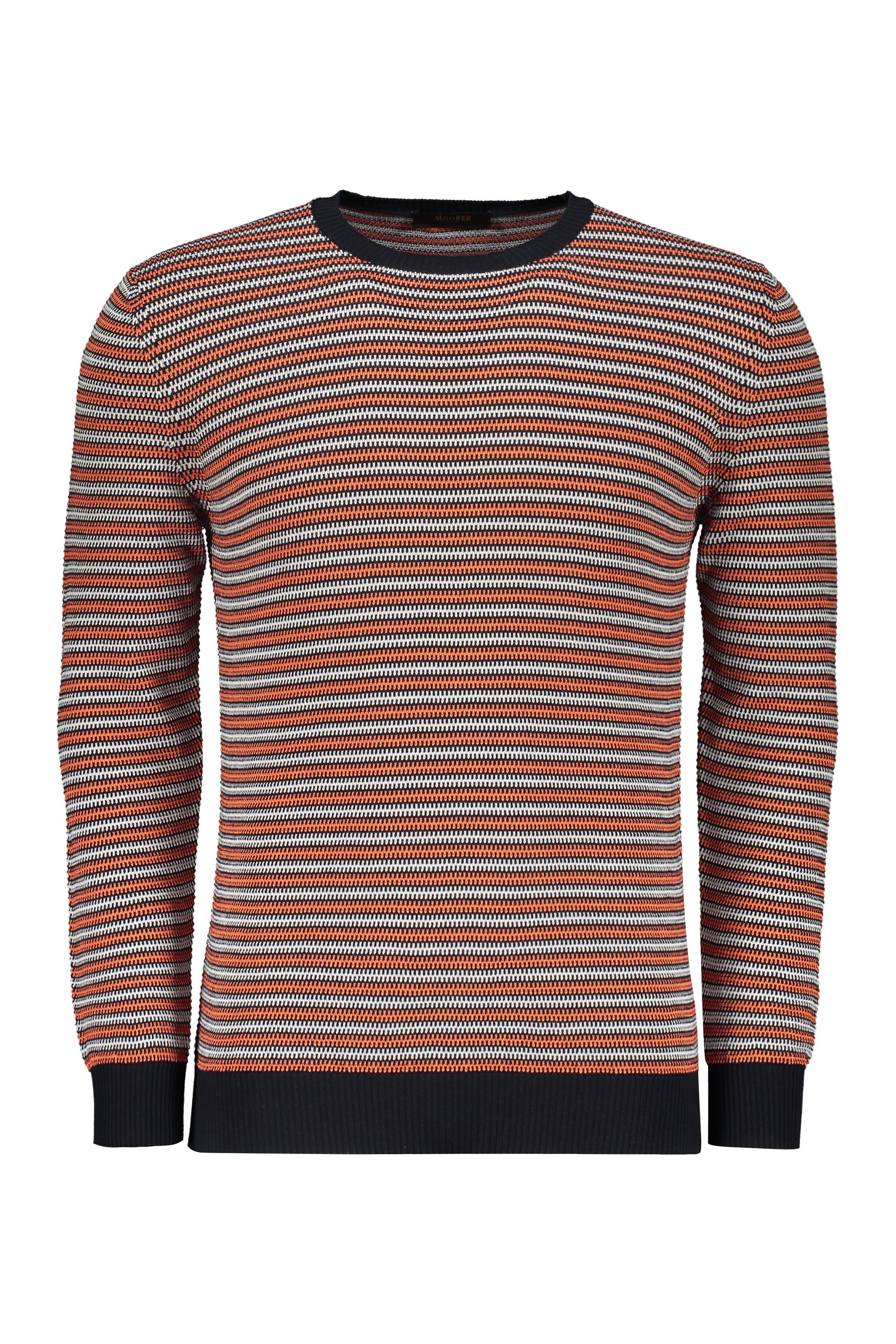 Striped cotton sweater