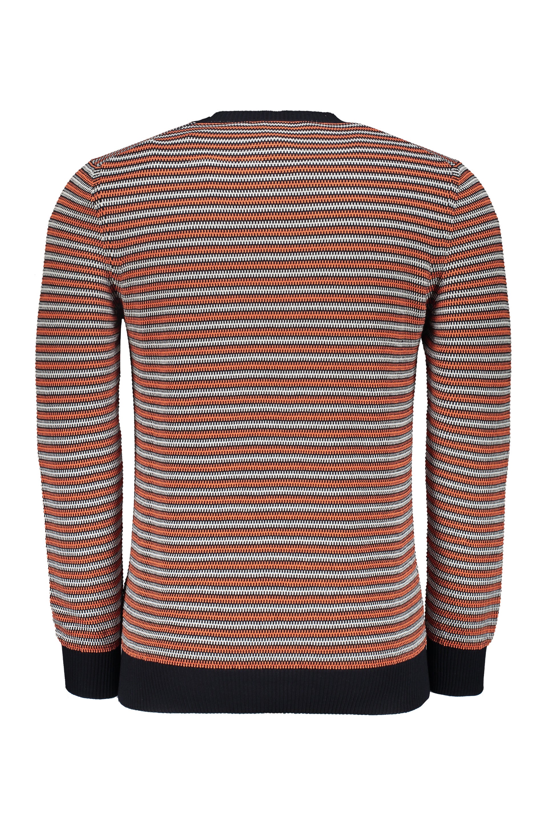 Striped cotton sweater