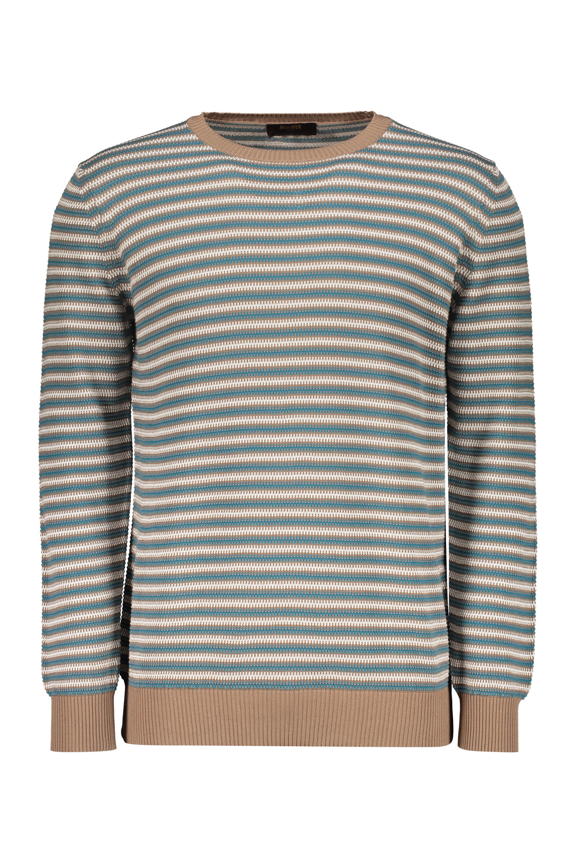 Striped cotton sweater