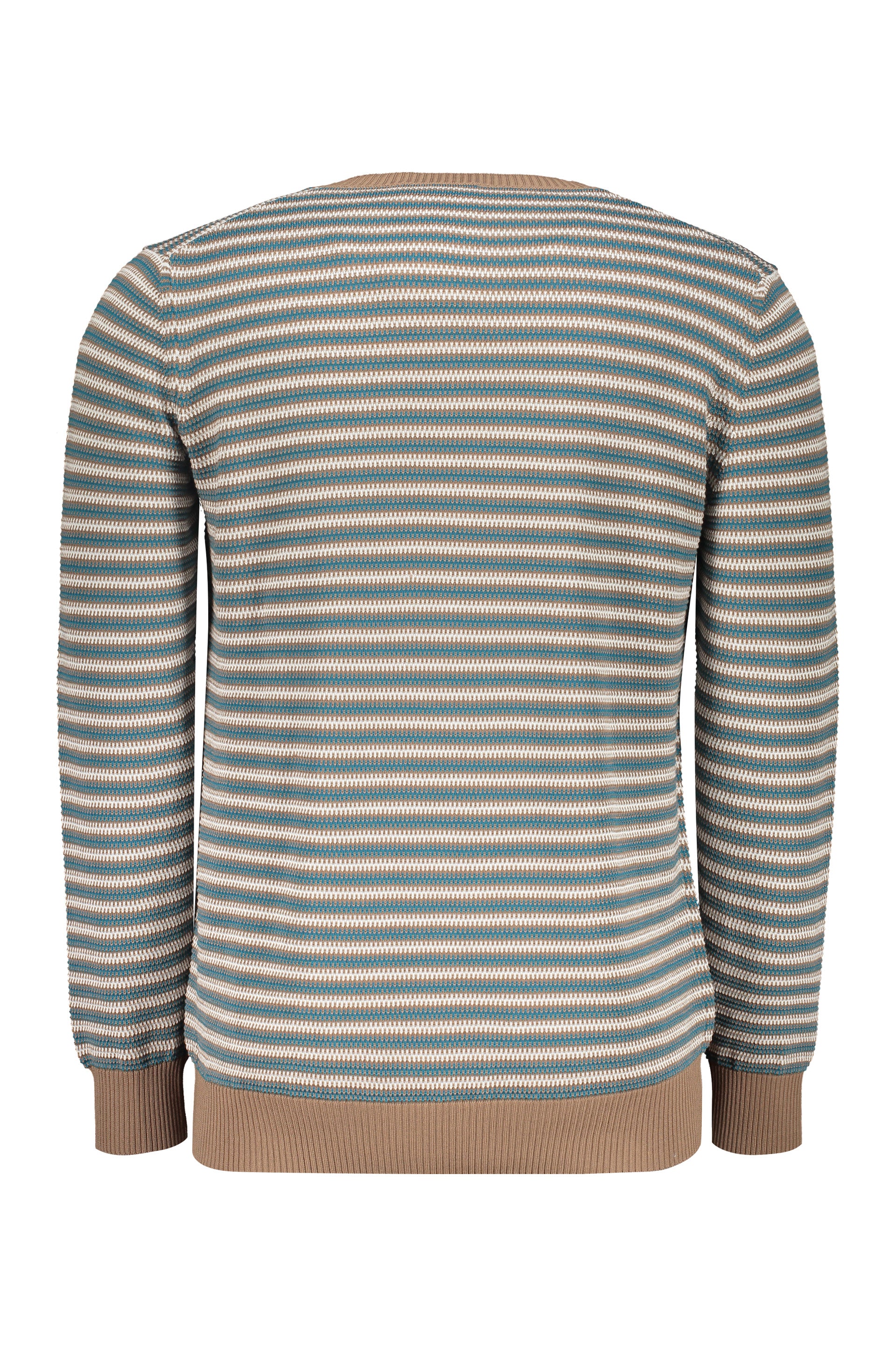 Striped cotton sweater