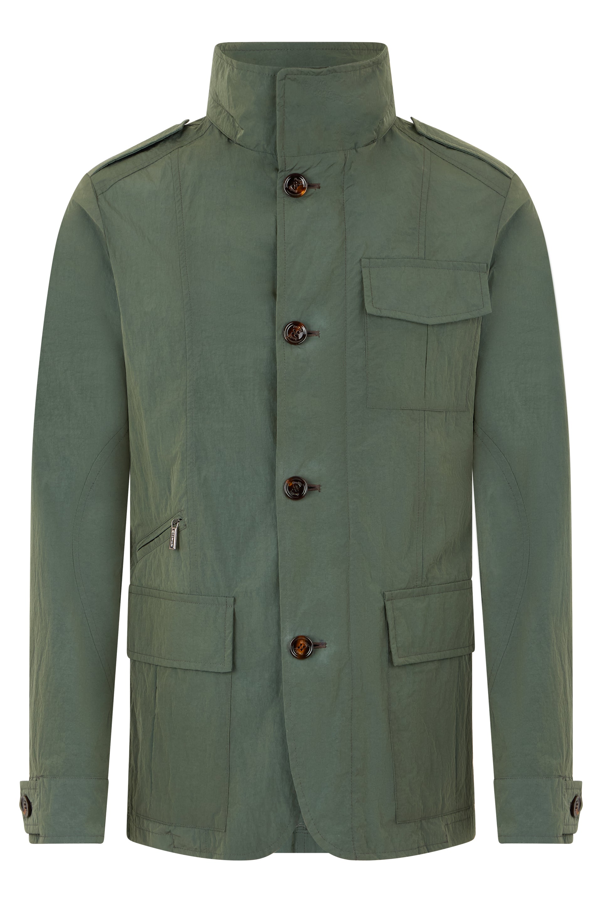 Light green jacket with buttons