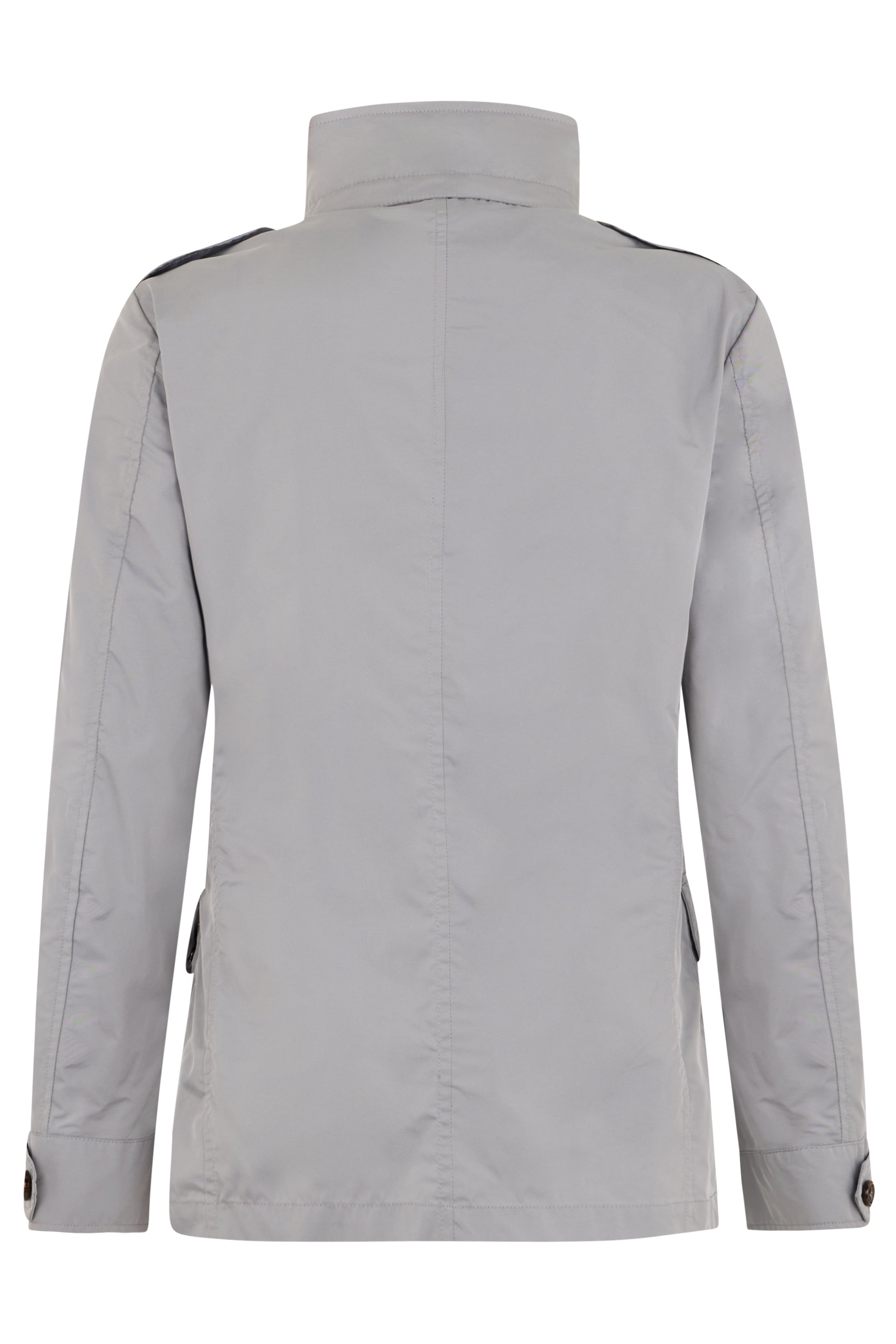 Elegant gray jacket, soft and versatile