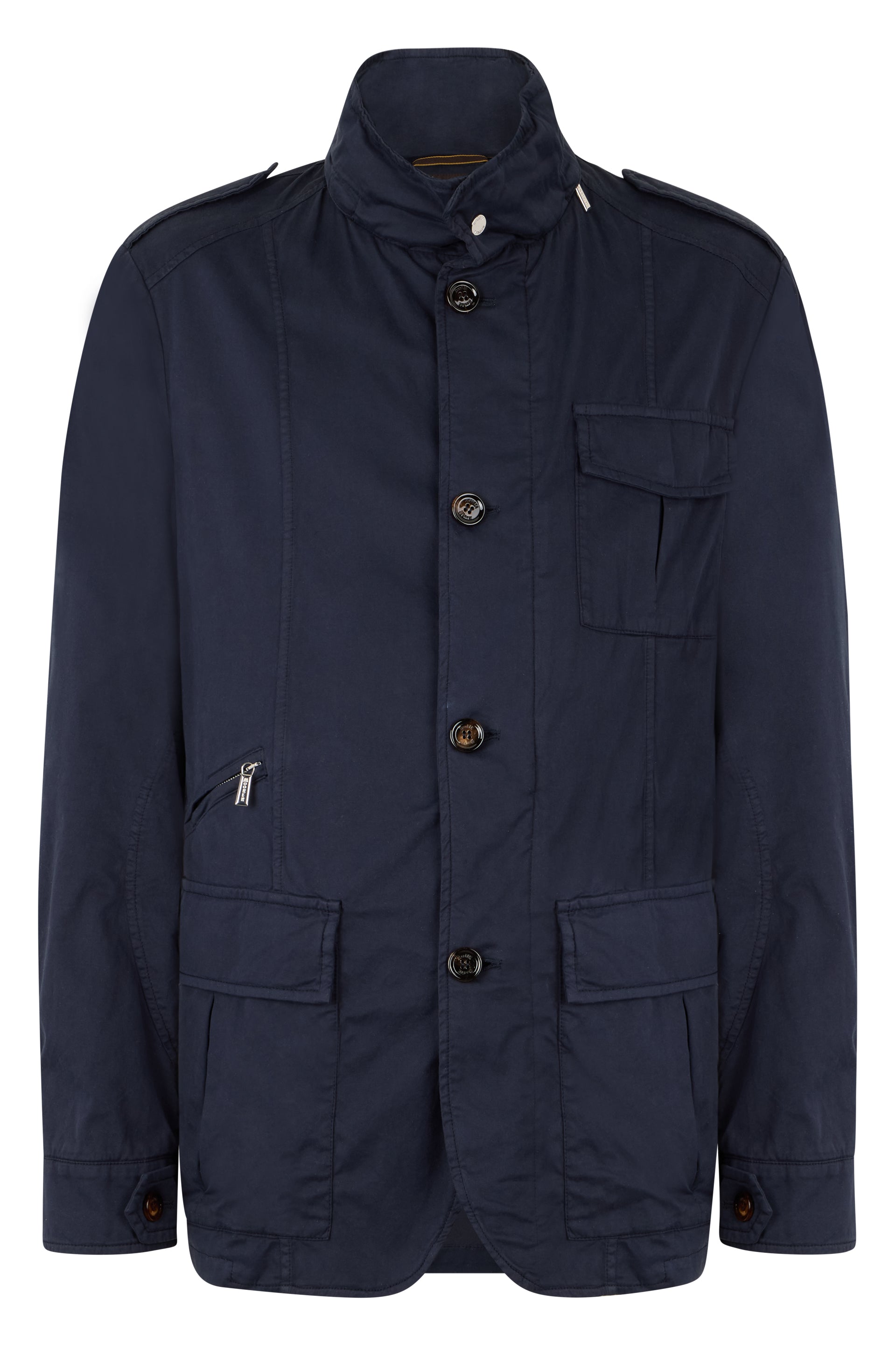 Elegant and practical dark blue jacket