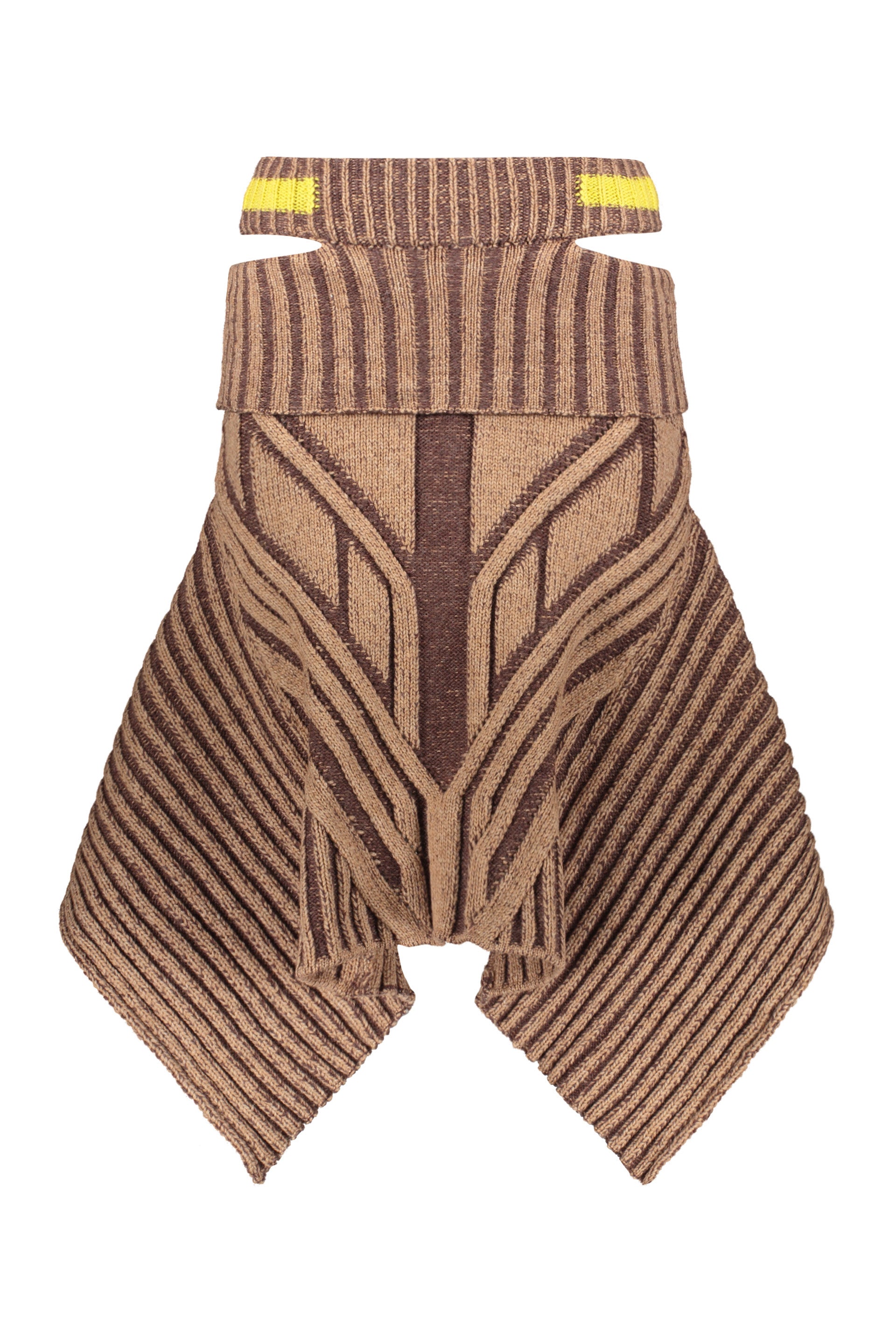 Virgin wool blend skirt