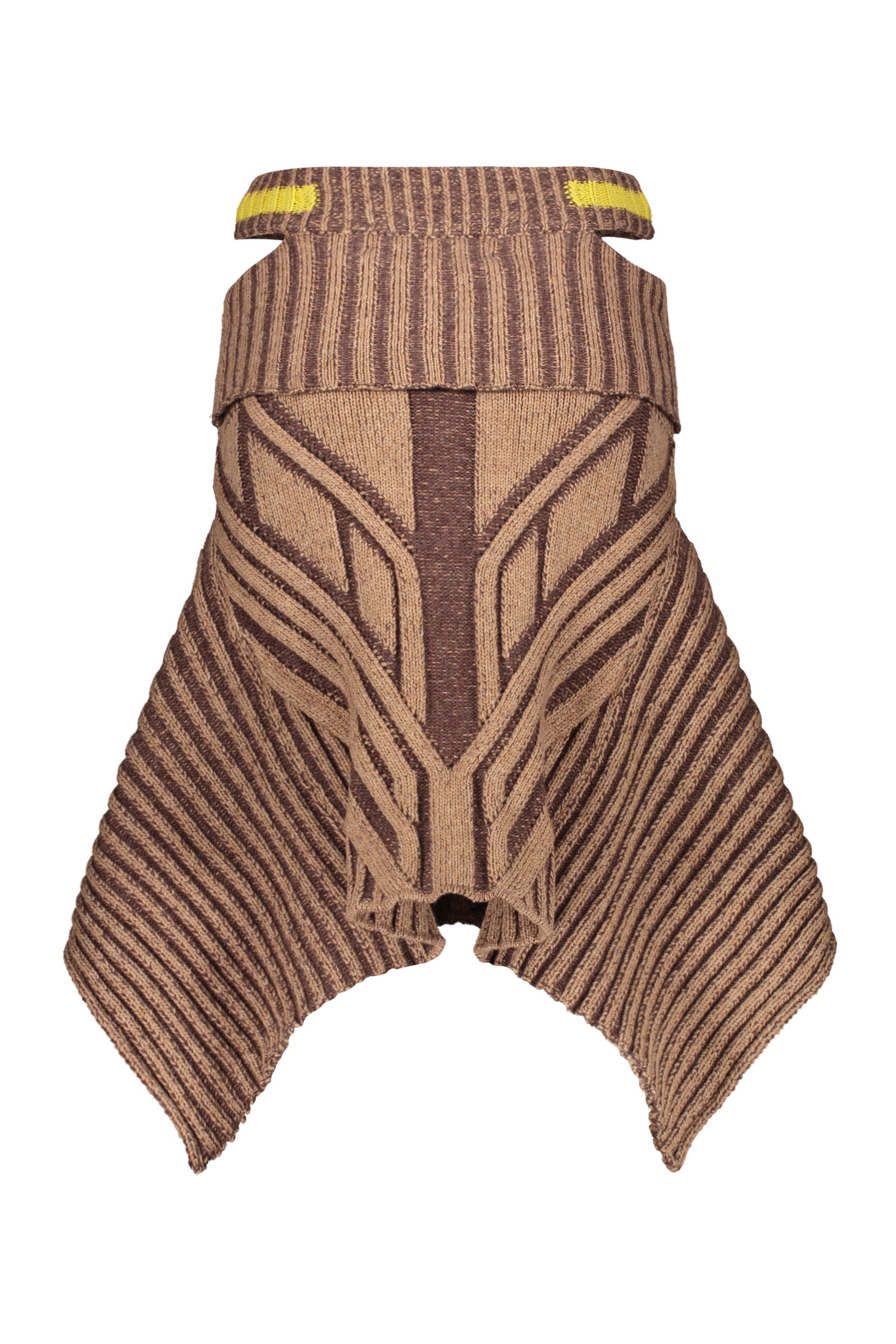 Virgin wool blend skirt