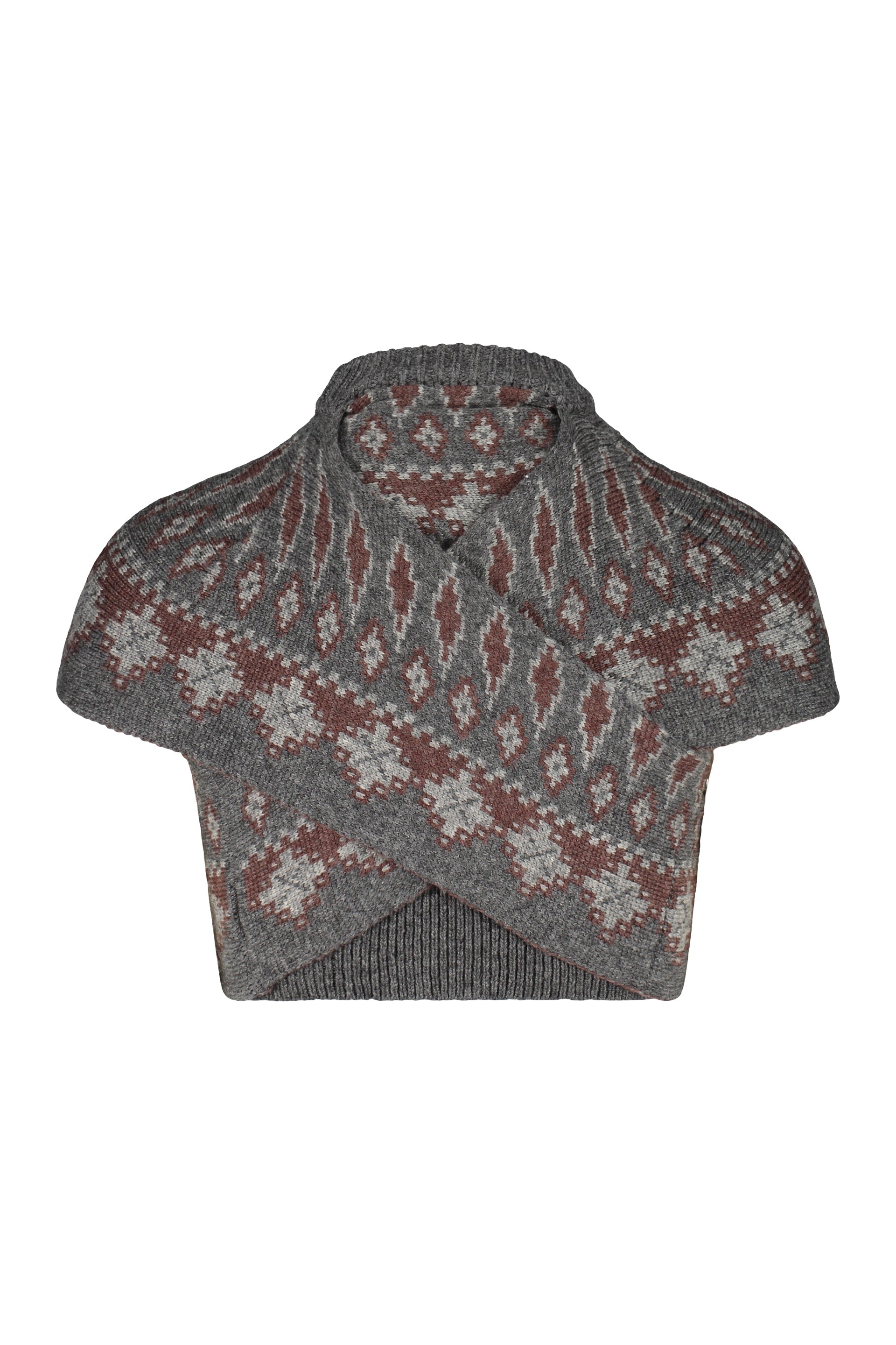 Virgin wool crop top