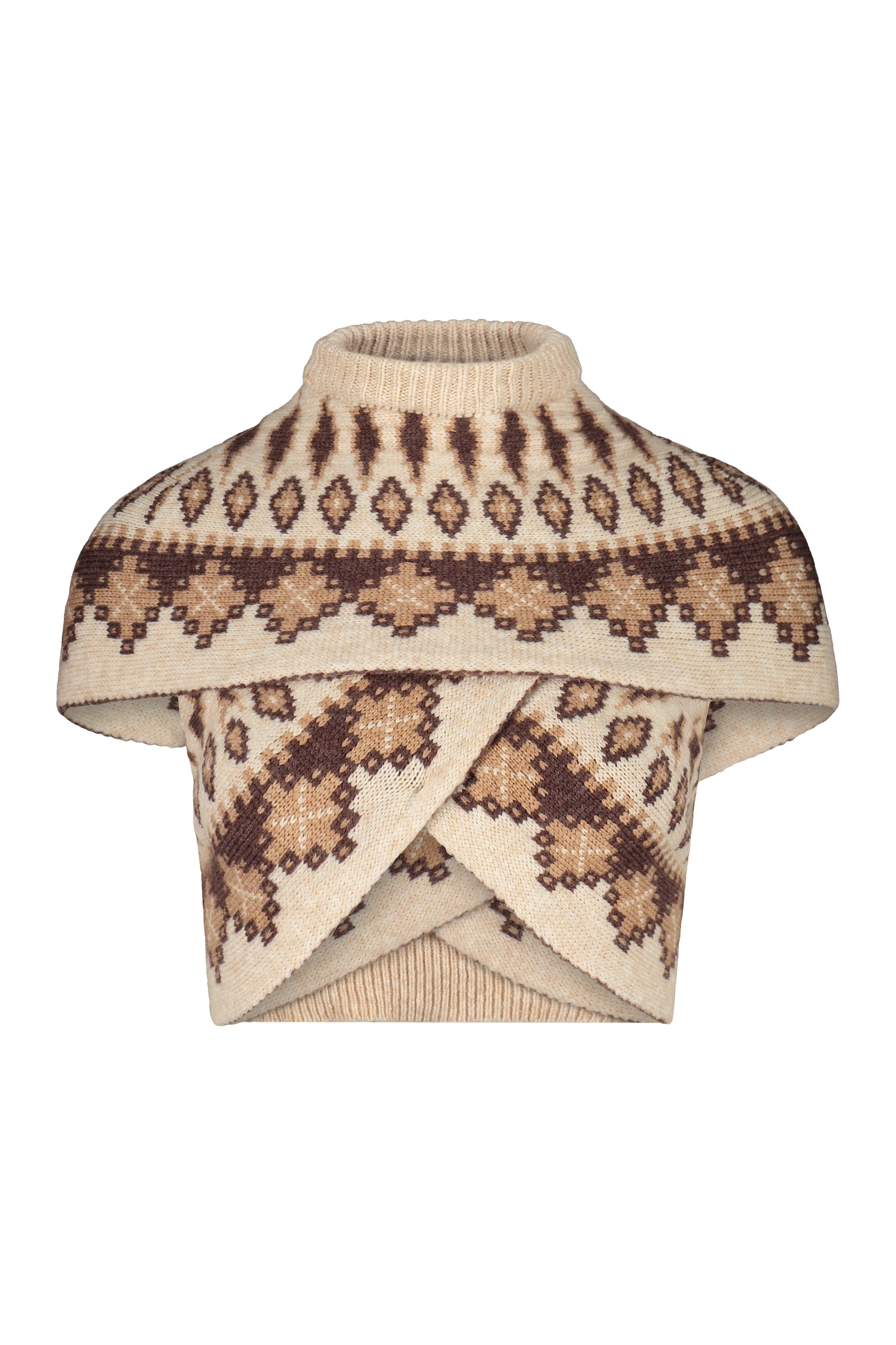 Virgin wool crop top