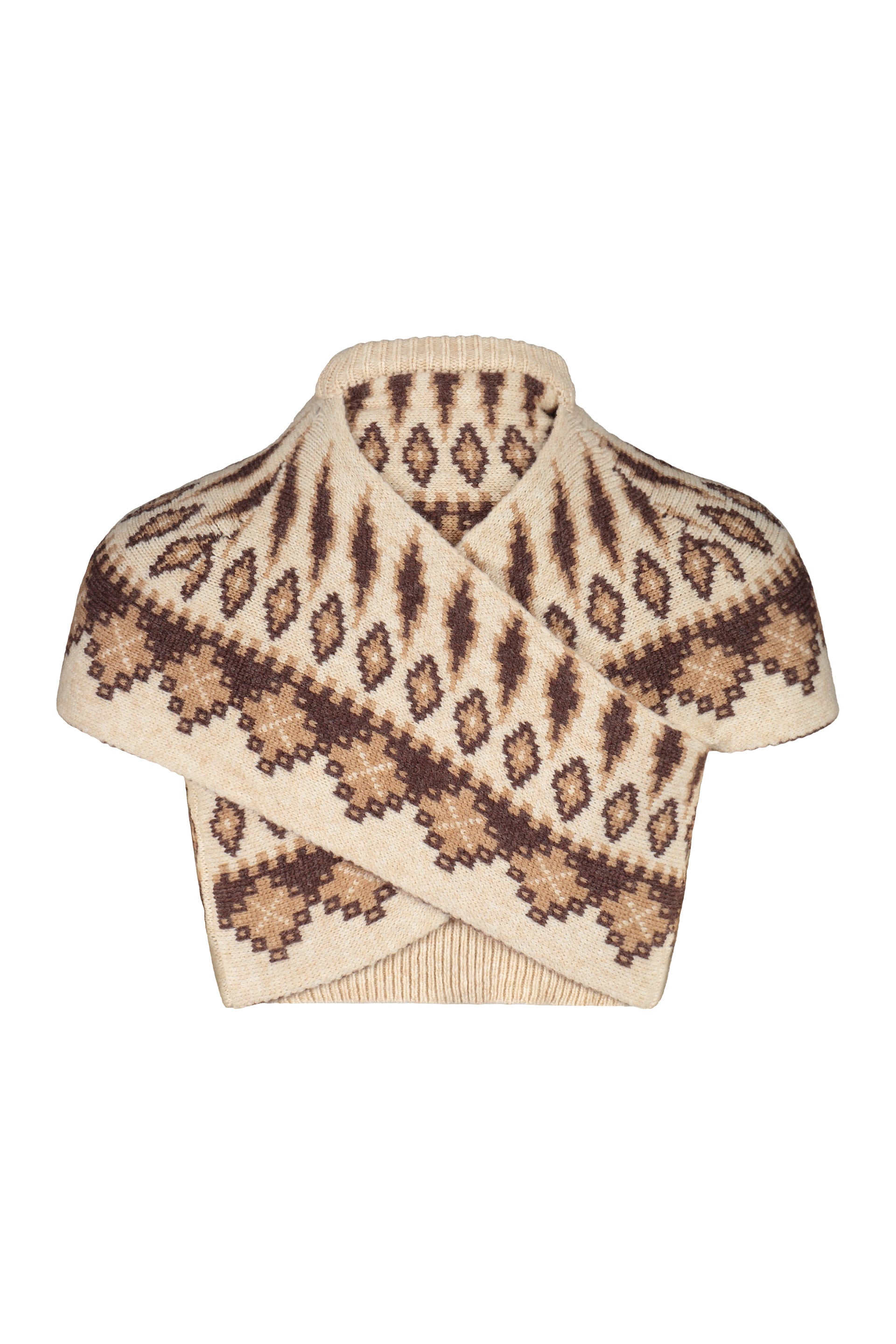 Virgin wool crop top