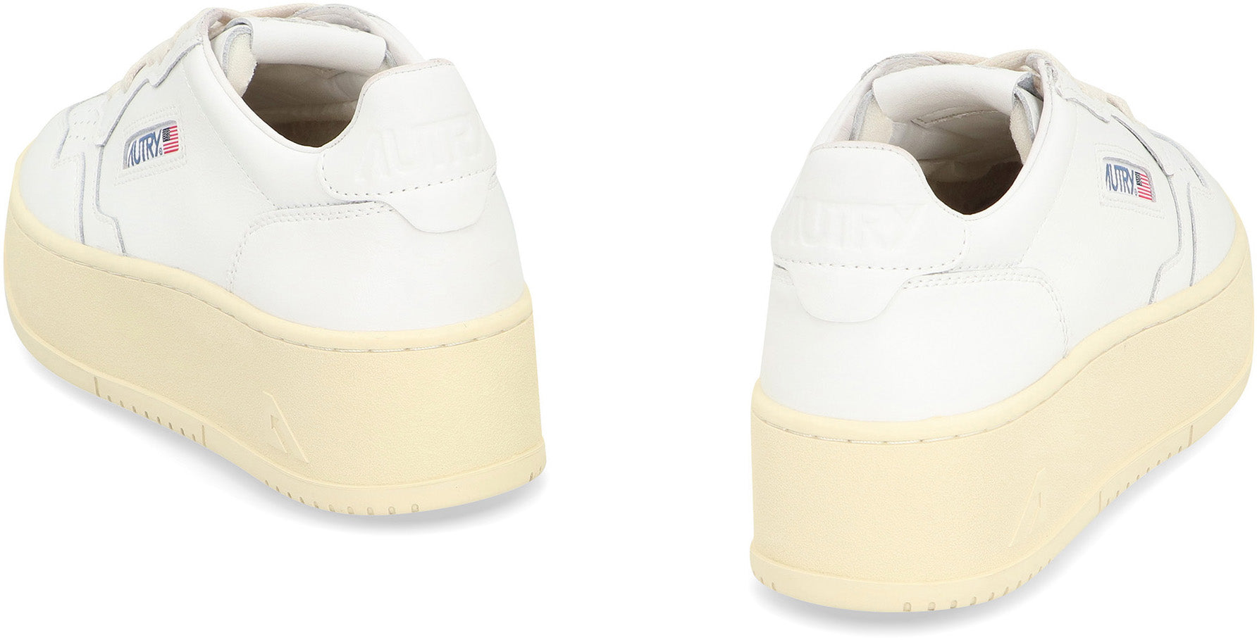 Medalist Leather platform sneakers