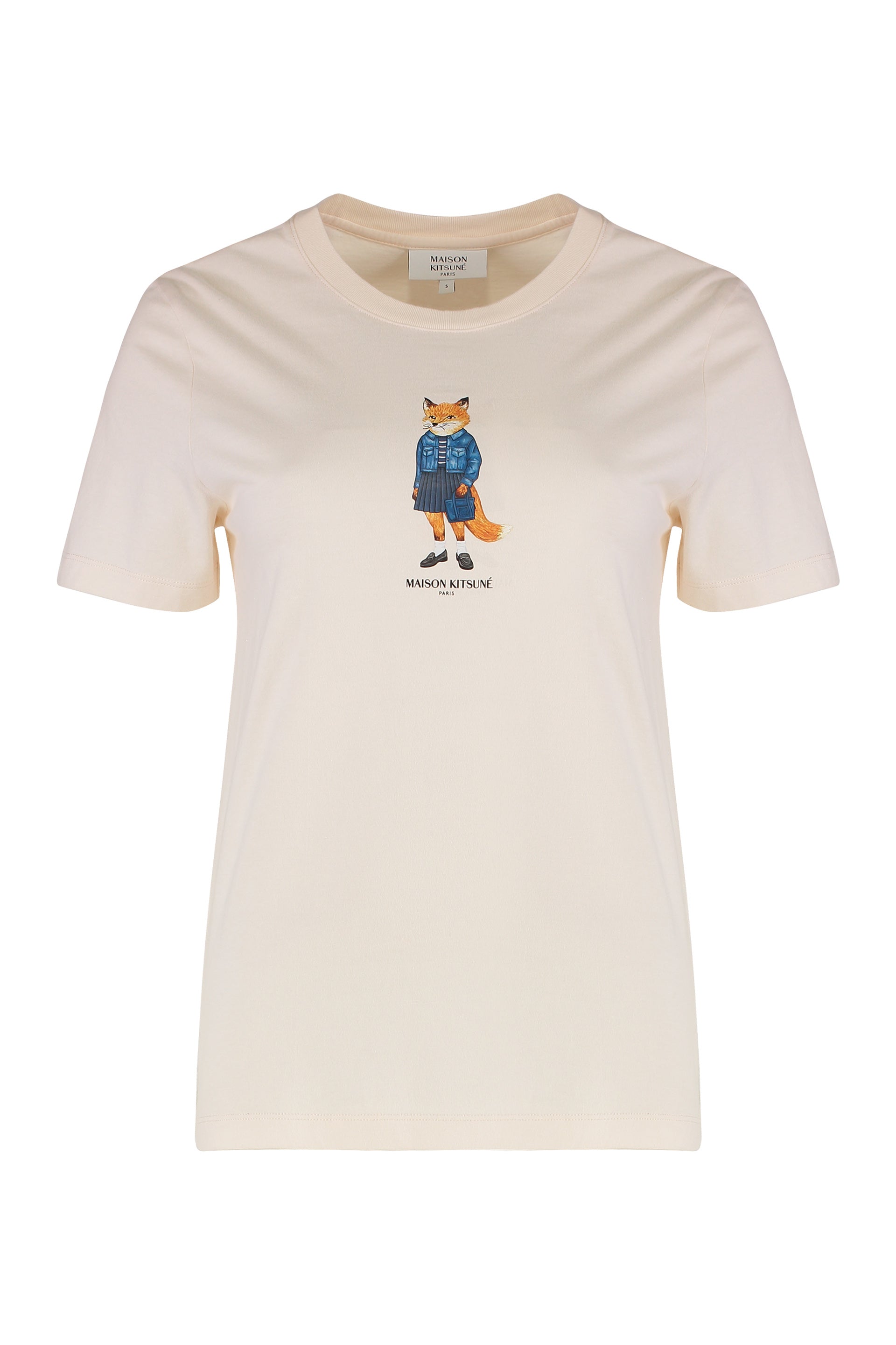 Cotton crew-neck T-shirt