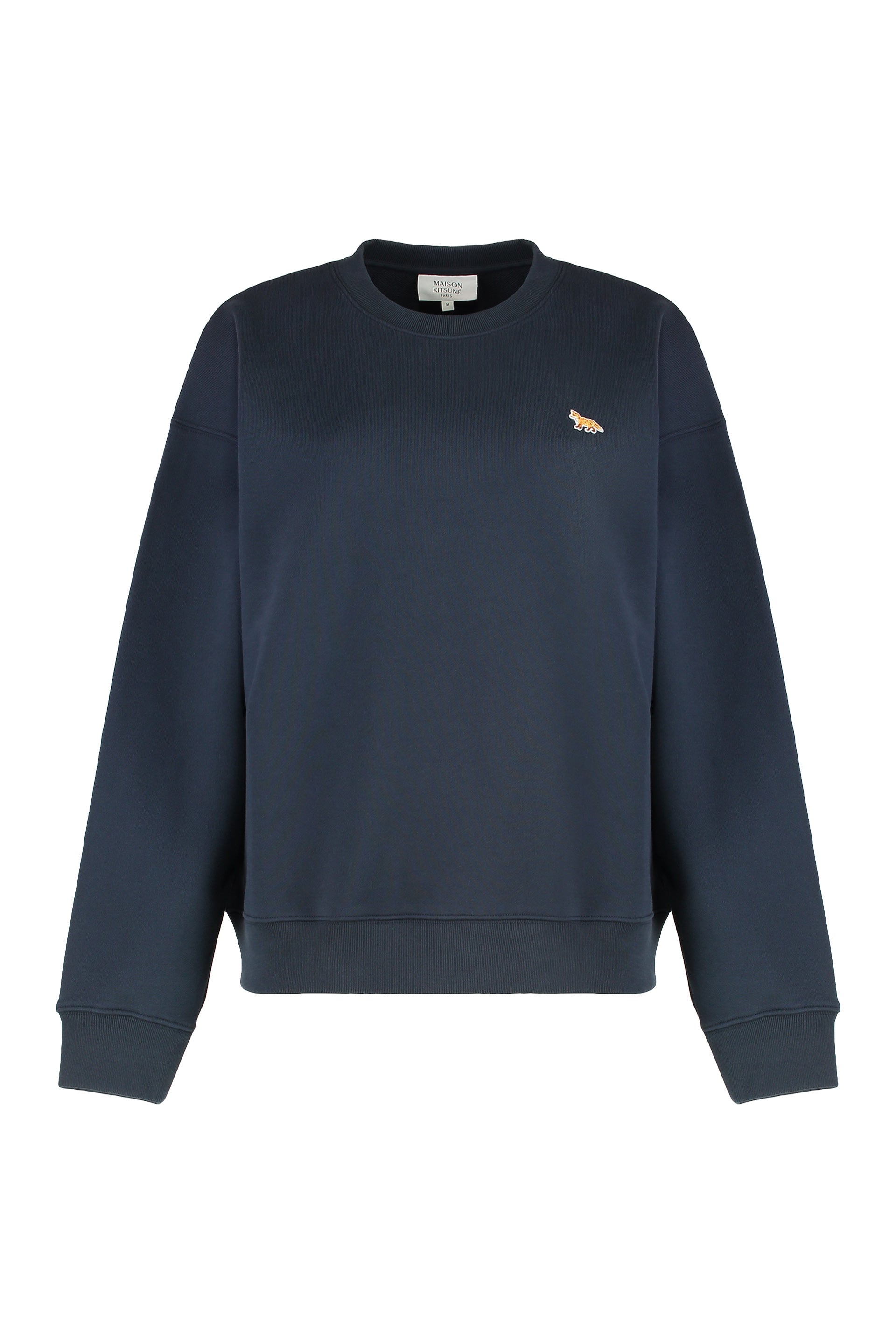 Cotton crew-neck sweatshirt
