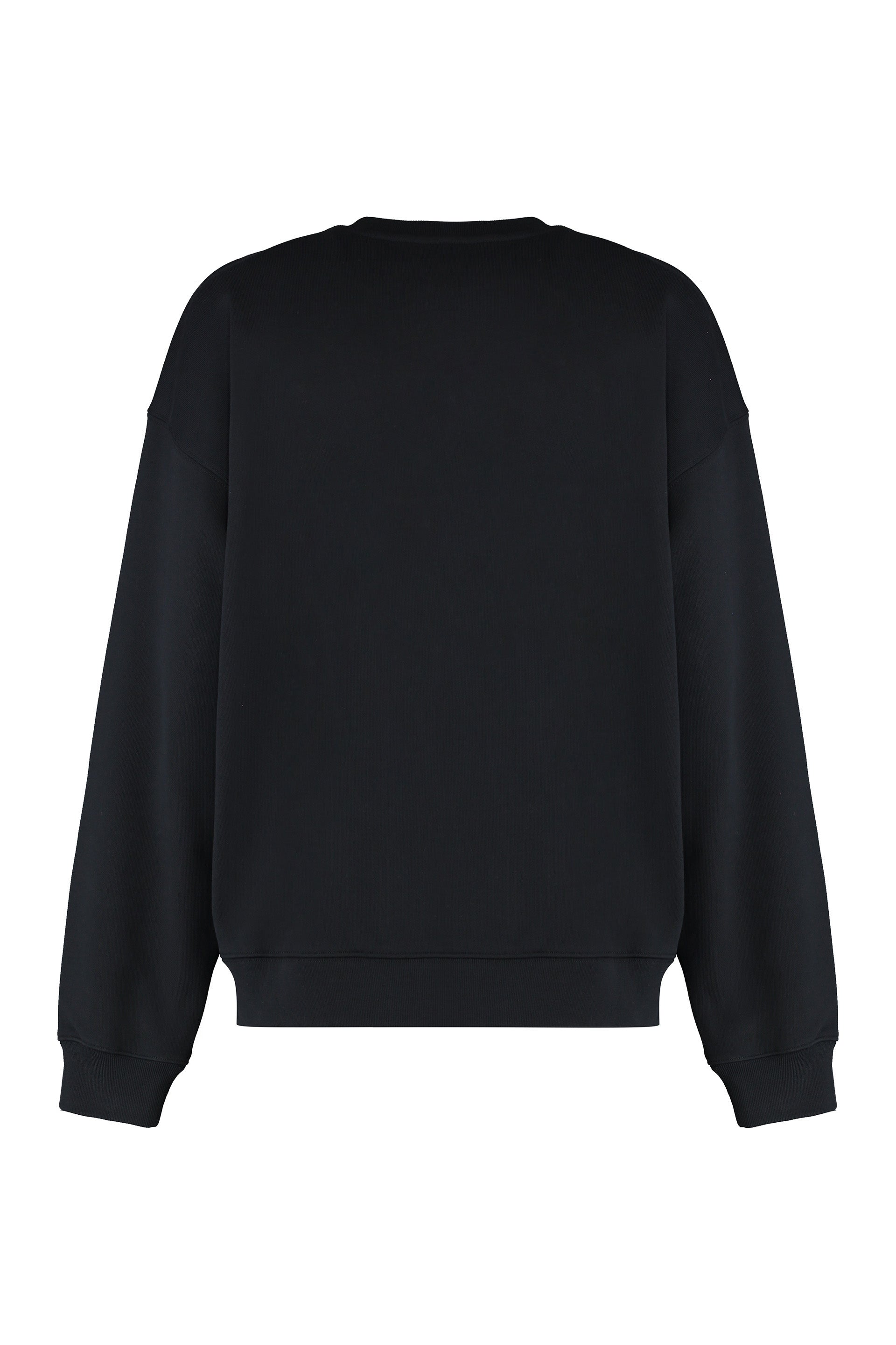 Crew neck sweatshirt in cotton
