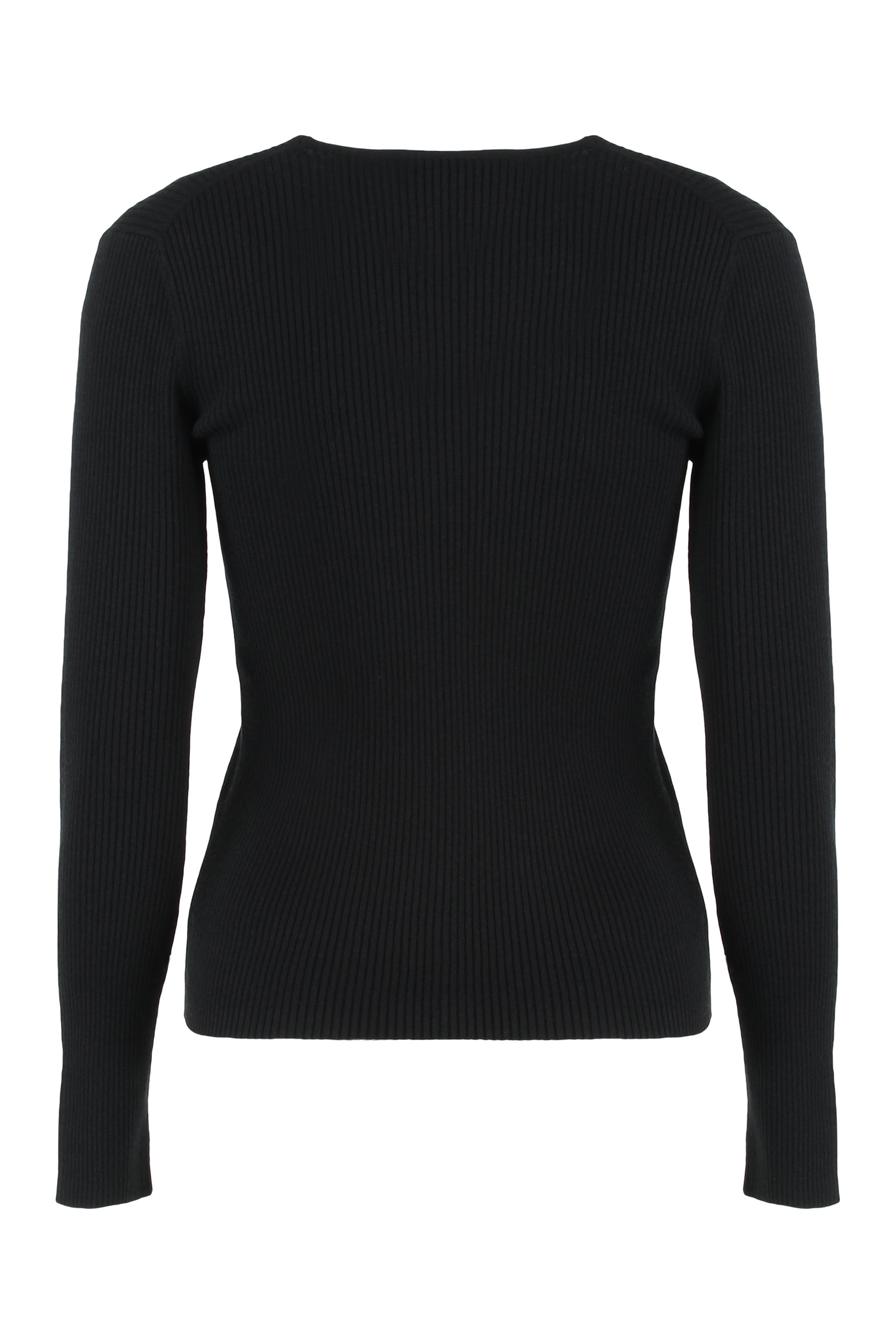 Cardigan made of fine ribbed wool