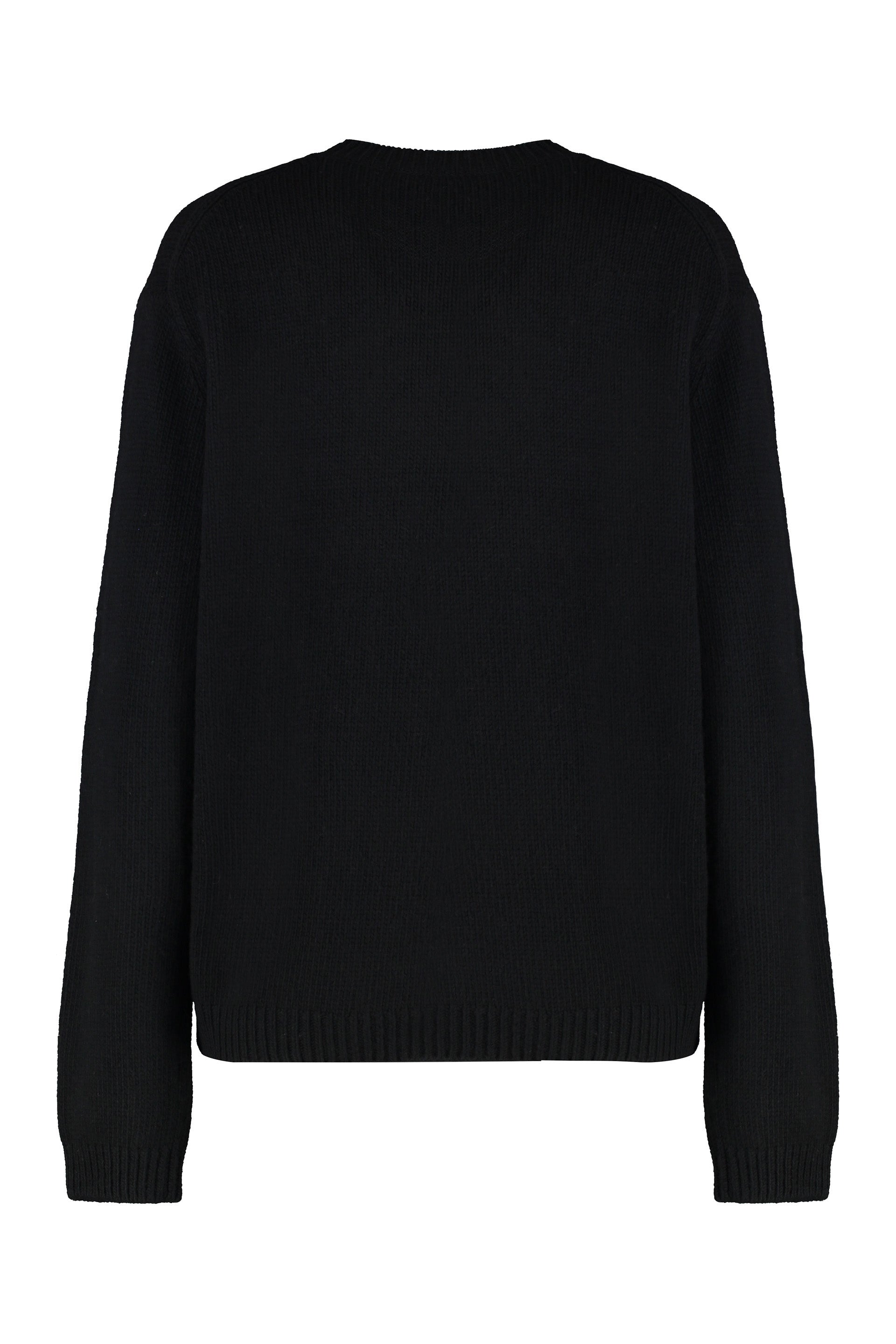 Crew neck sweater in merino wool