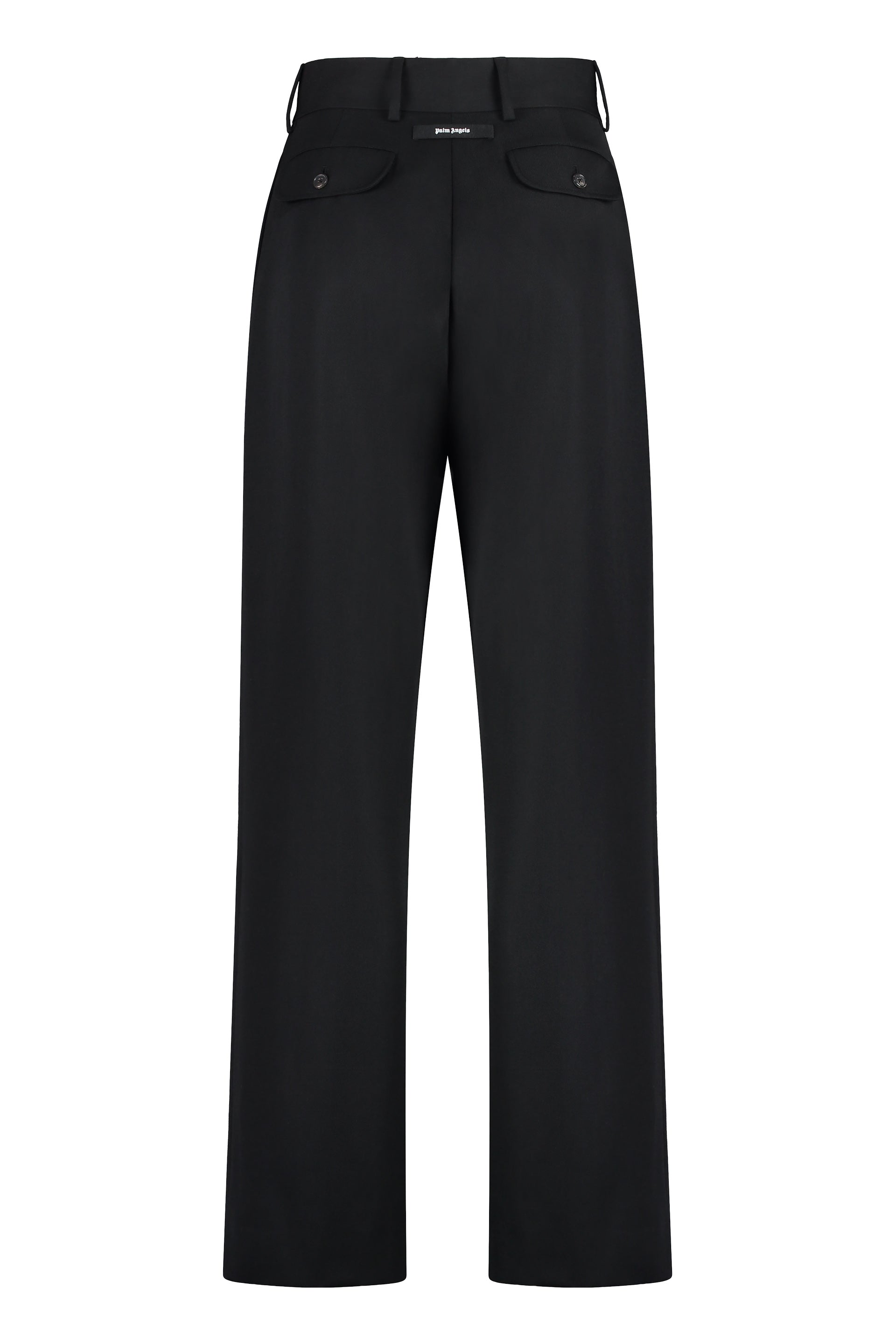 Wool blend trousers