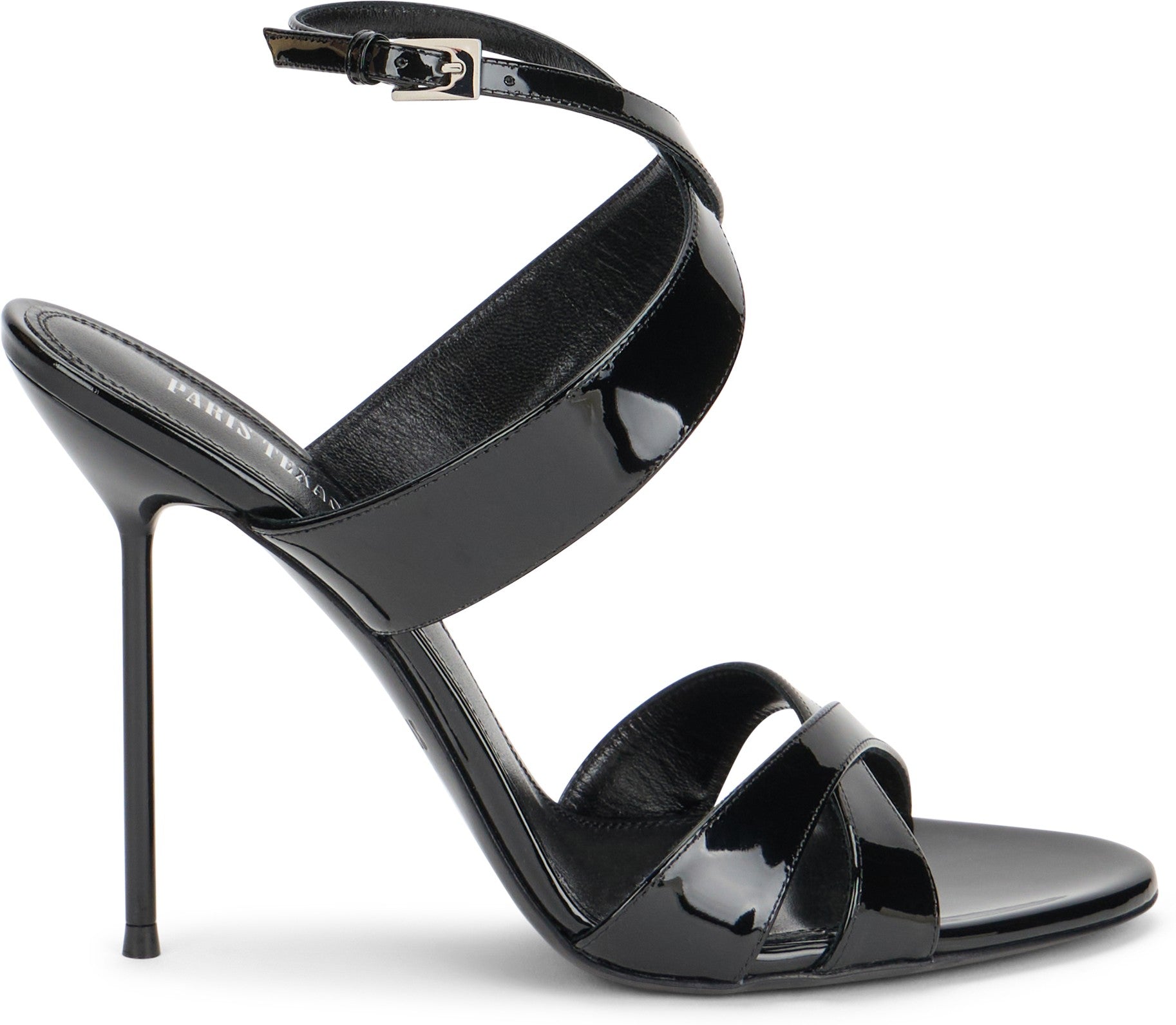 Lidia Sandals in Varnished Leather