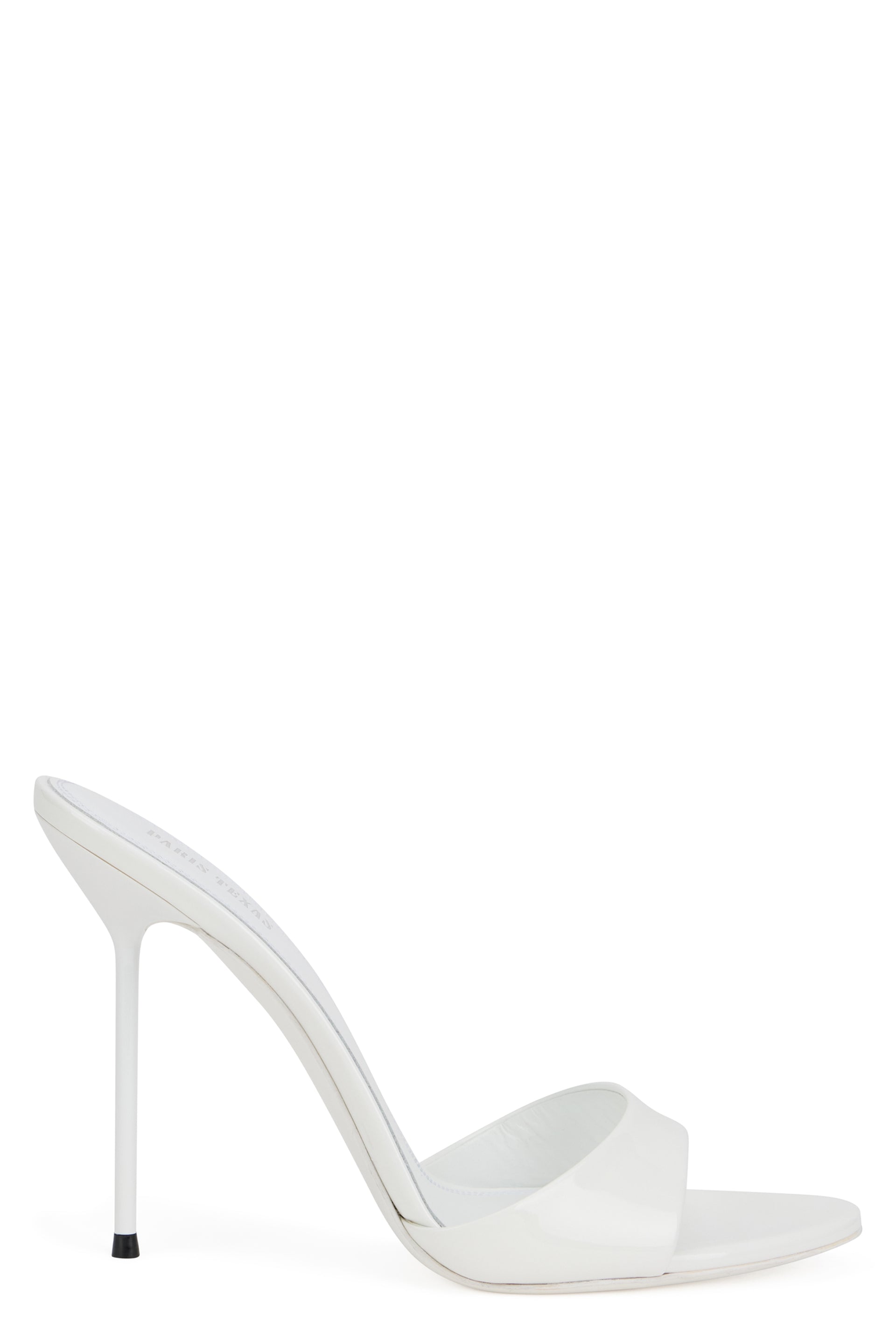 Lidia mules in white patent