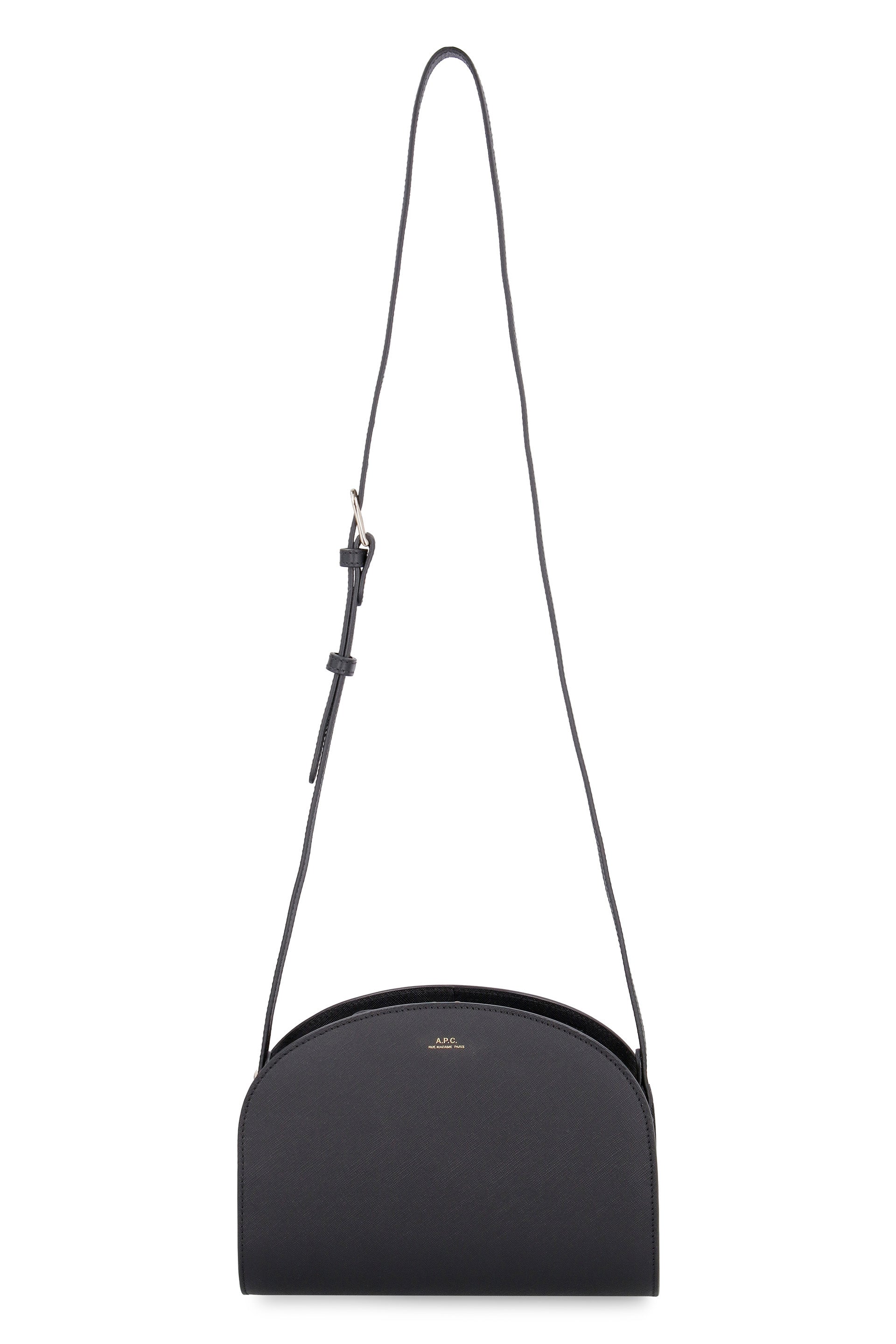 Demi-Lune leather crossbody bag