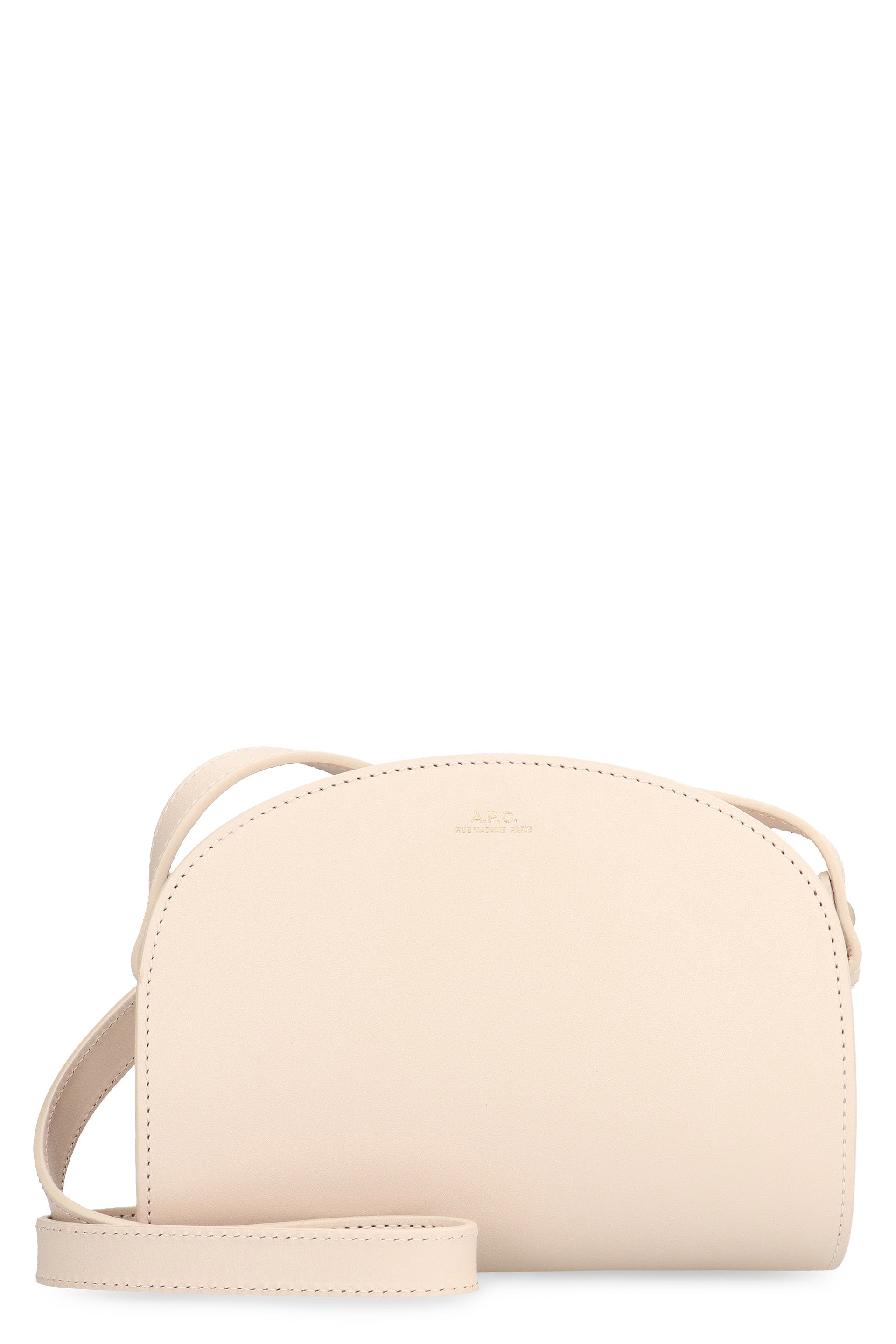 Demi-Lune mini leather crossbody bag