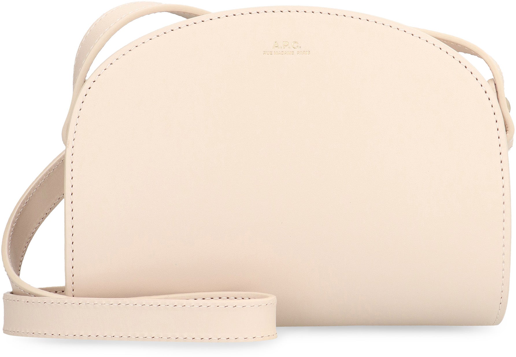 Demi-Lune mini leather crossbody bag