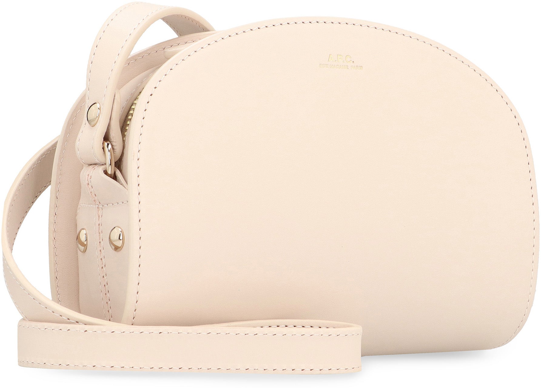 Demi-Lune mini leather crossbody bag