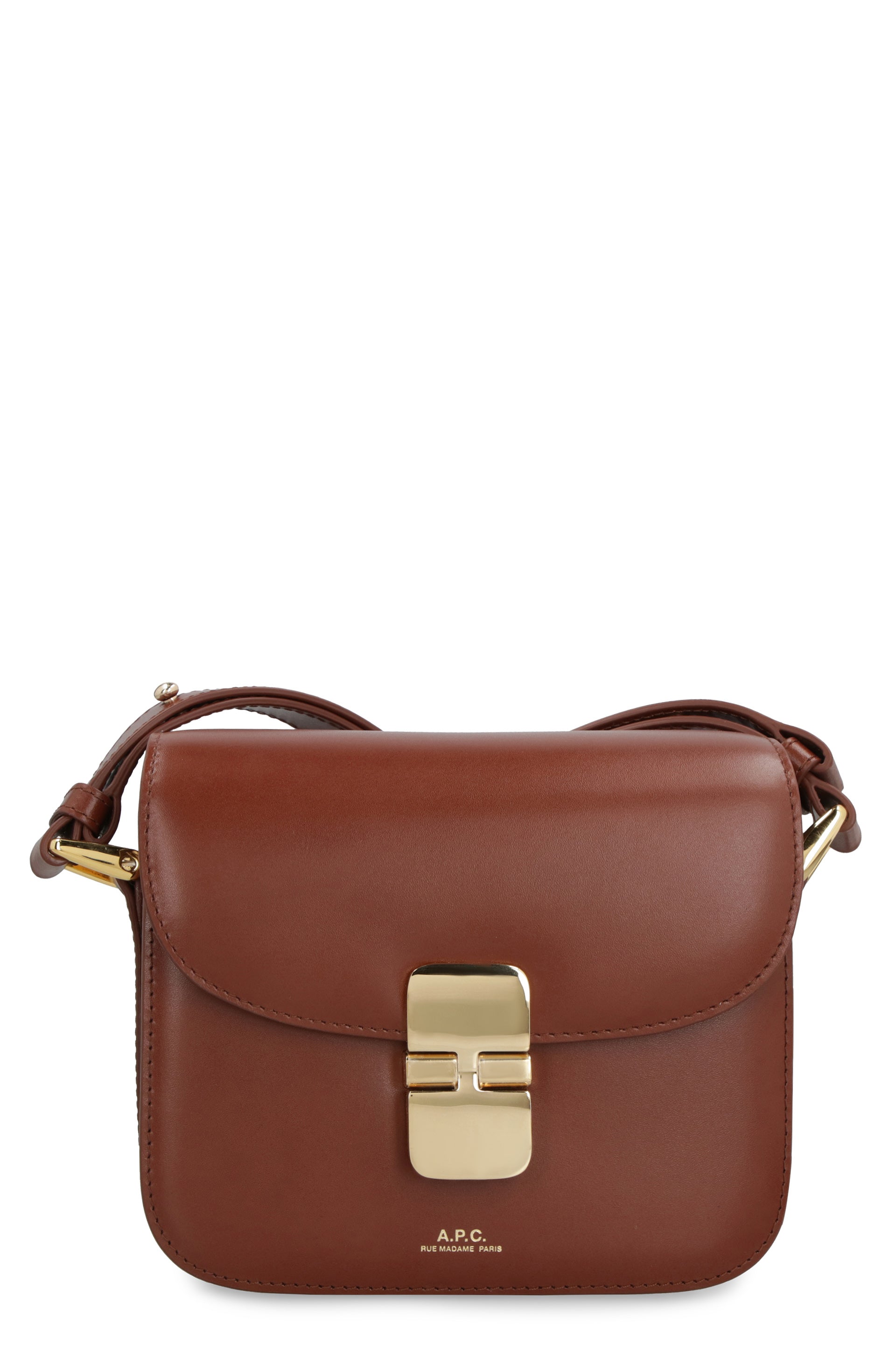 Grace leather mini crossbody bag