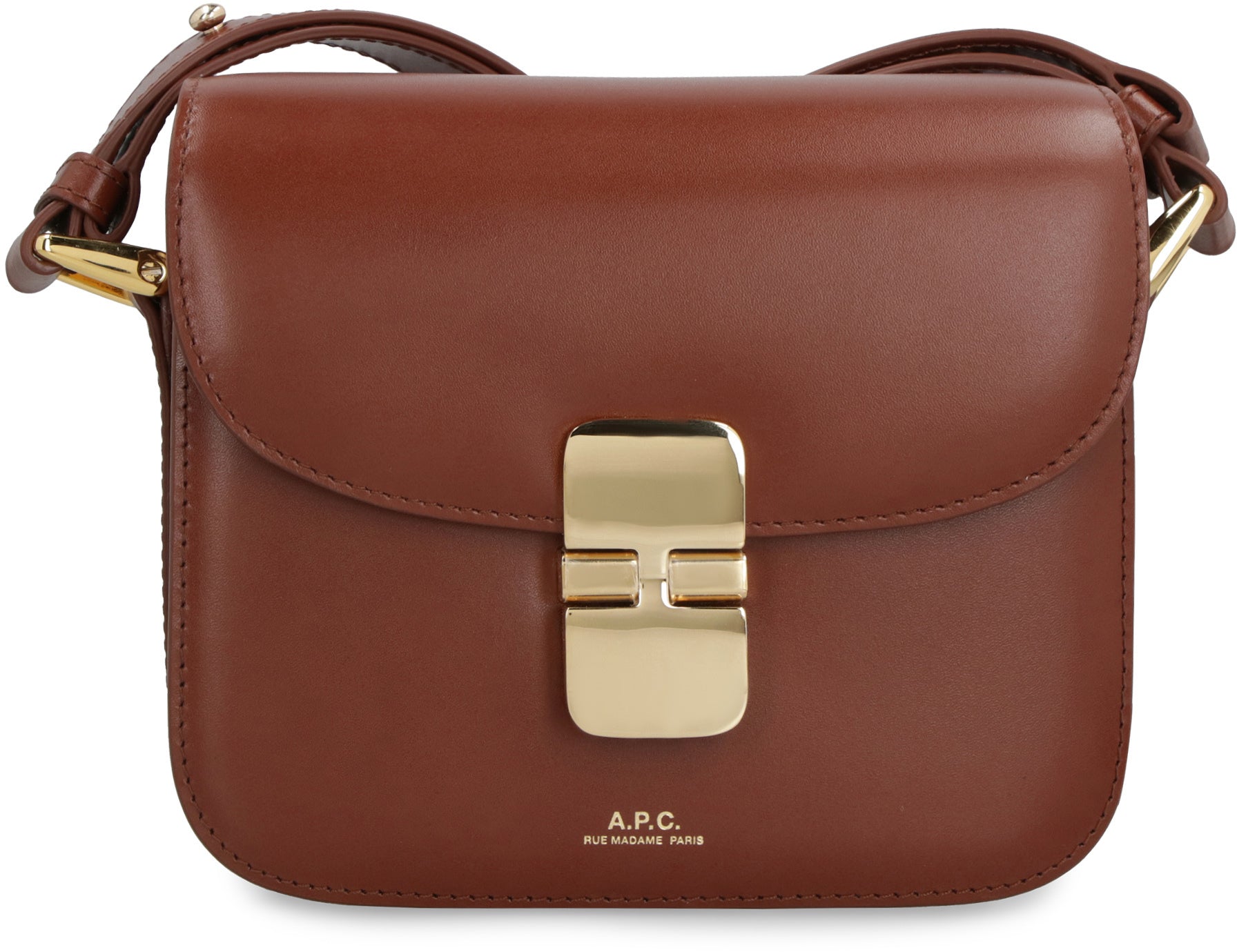 Grace leather mini crossbody bag