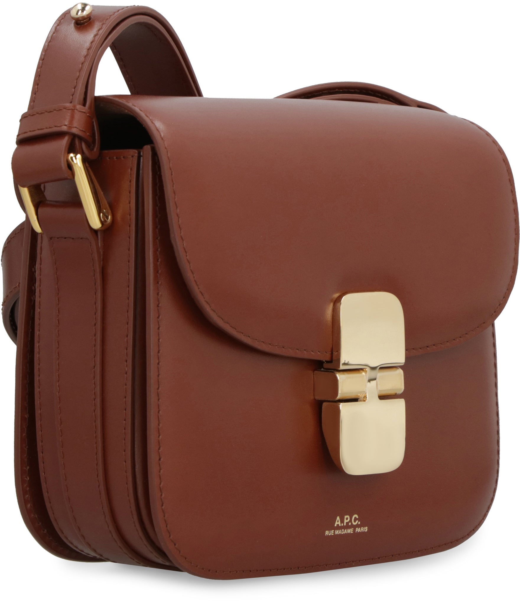 Grace leather mini crossbody bag