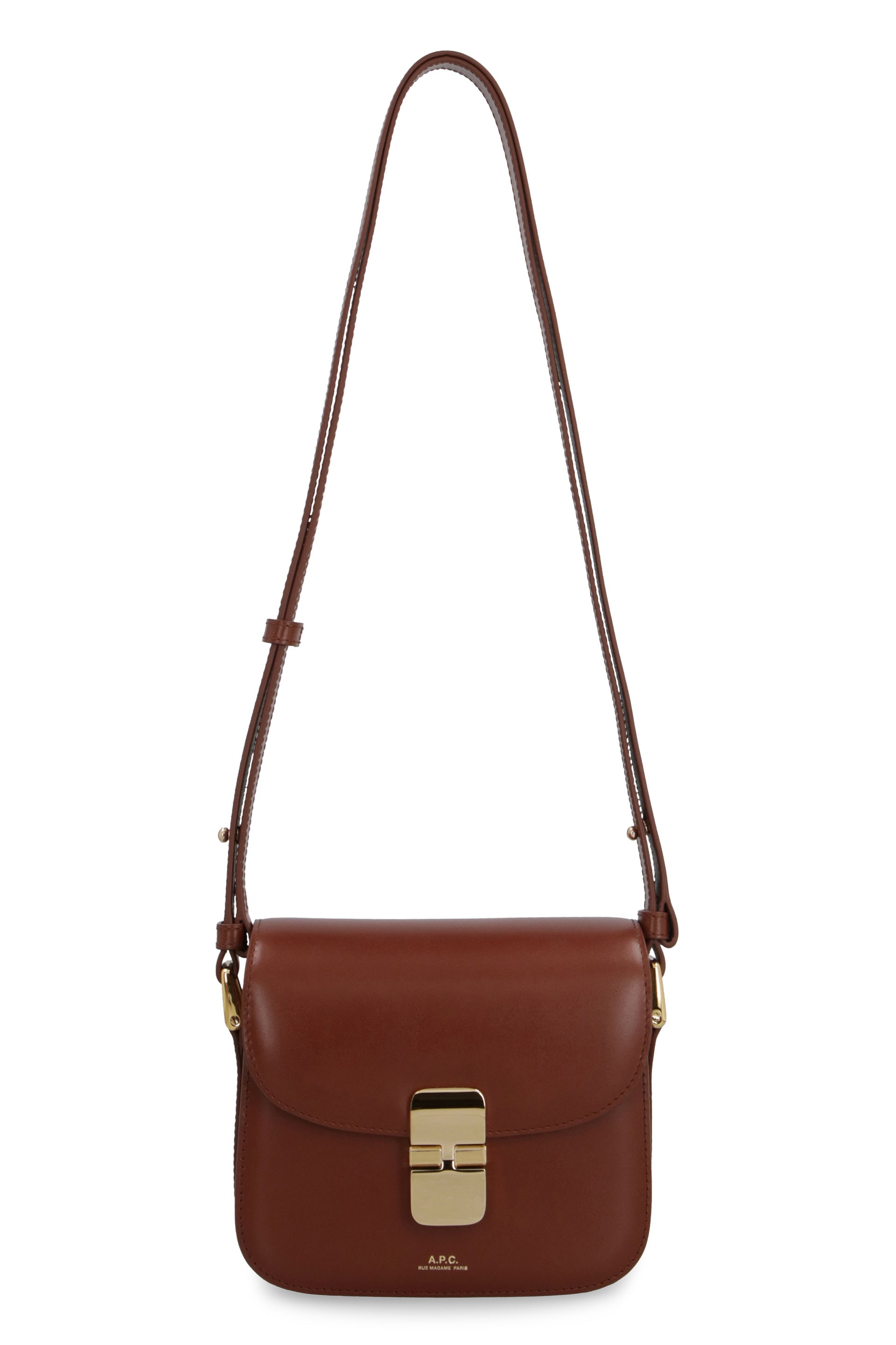 Grace leather mini crossbody bag