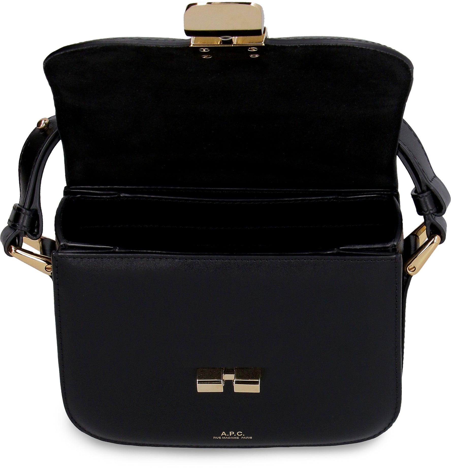Grace leather mini crossbody bag