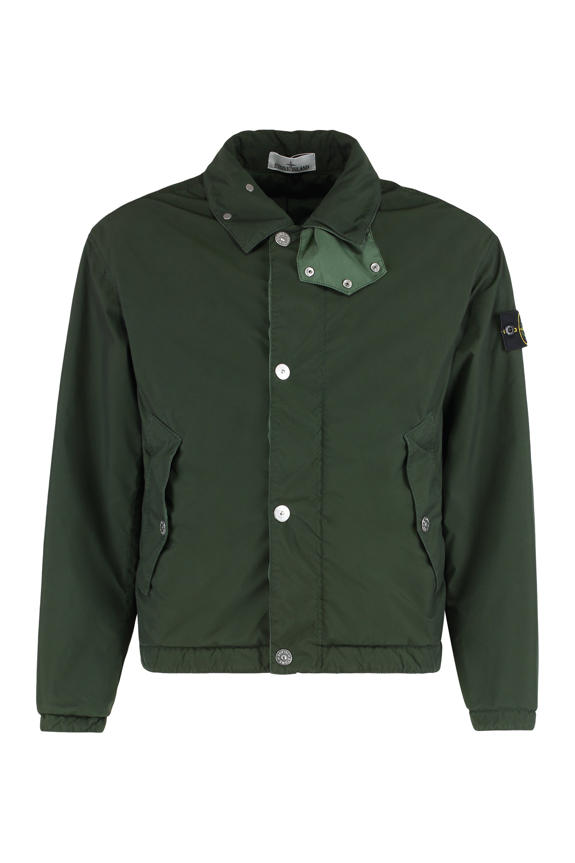 Coach jacket in technical fabric