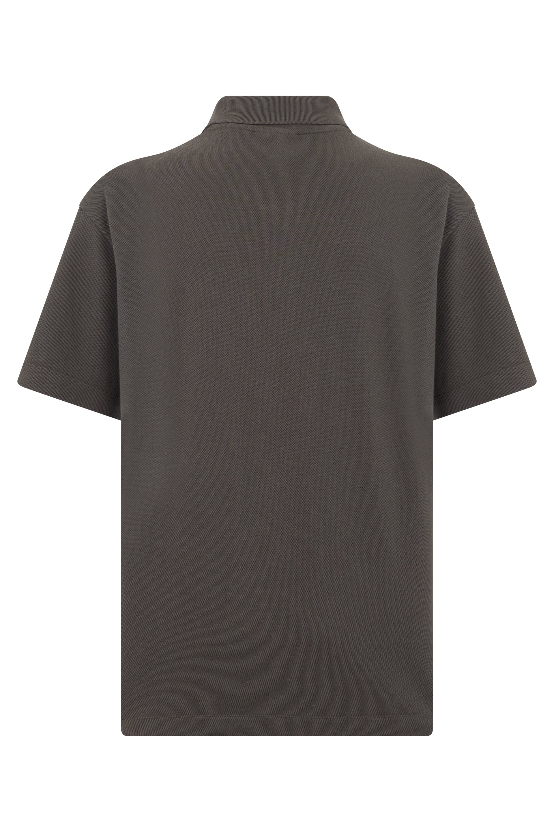 Cotton polo with short sleeves