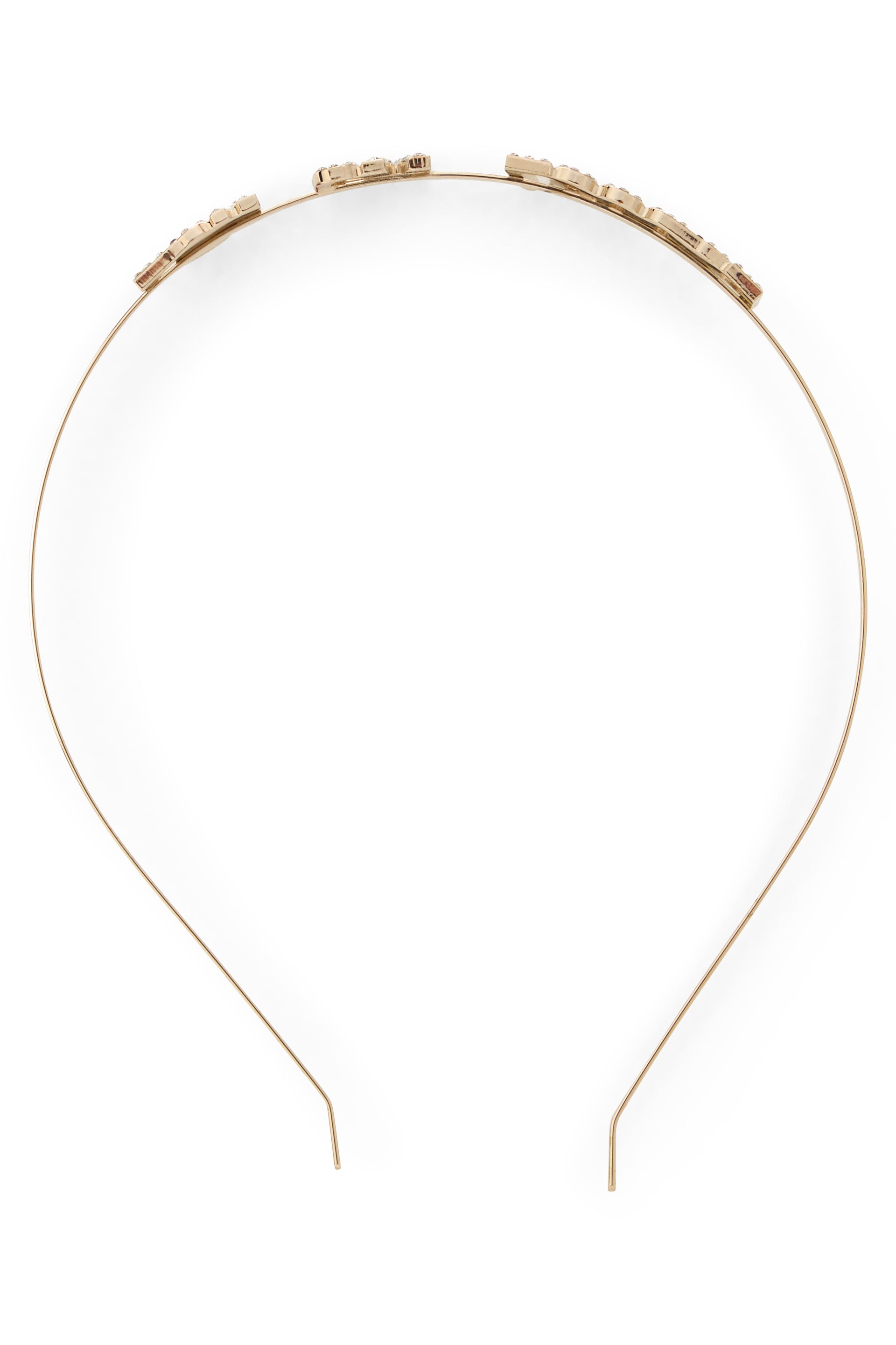 Elegant metal hairband shiny versatile.