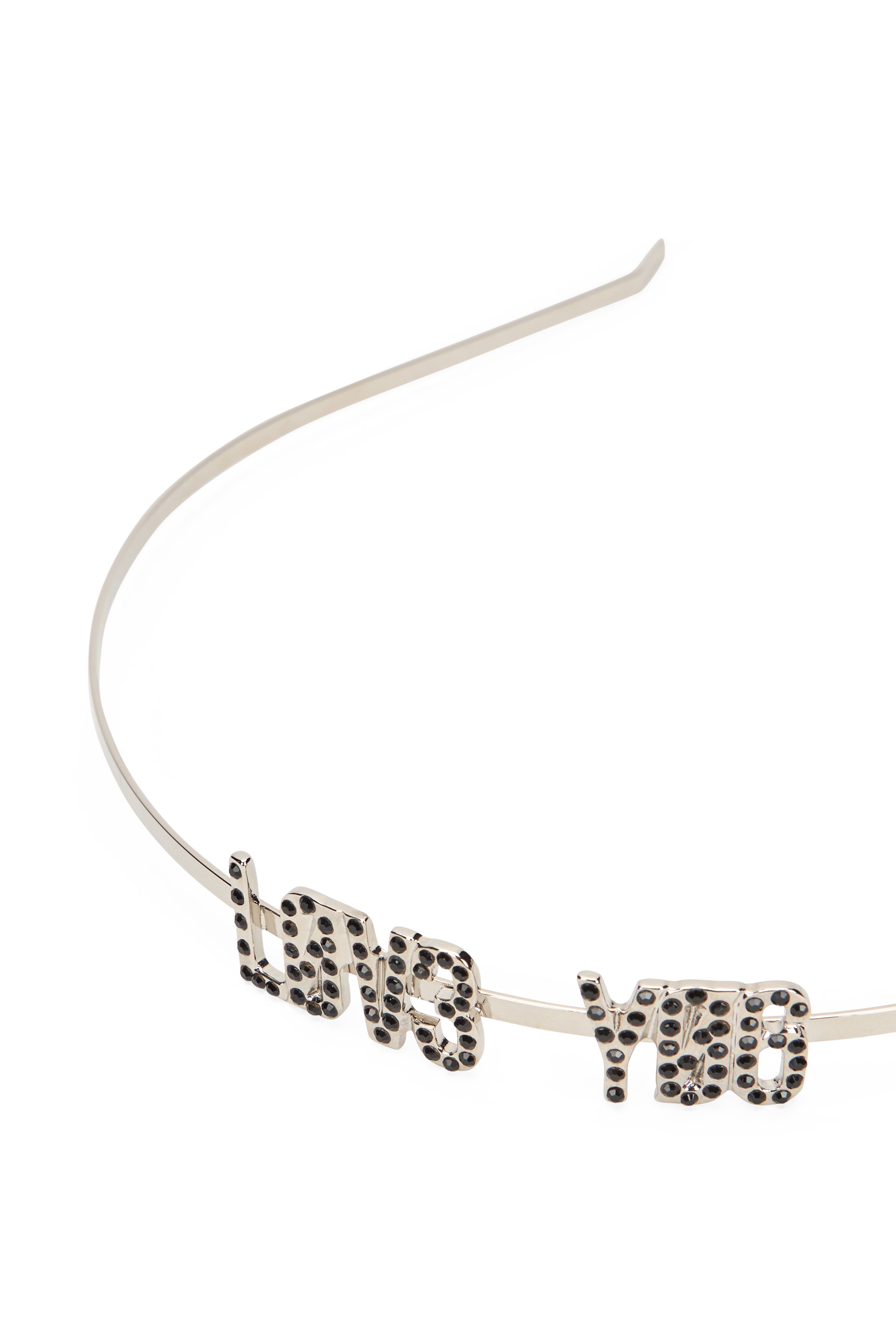 Hairband in silver color, versatile and chic.