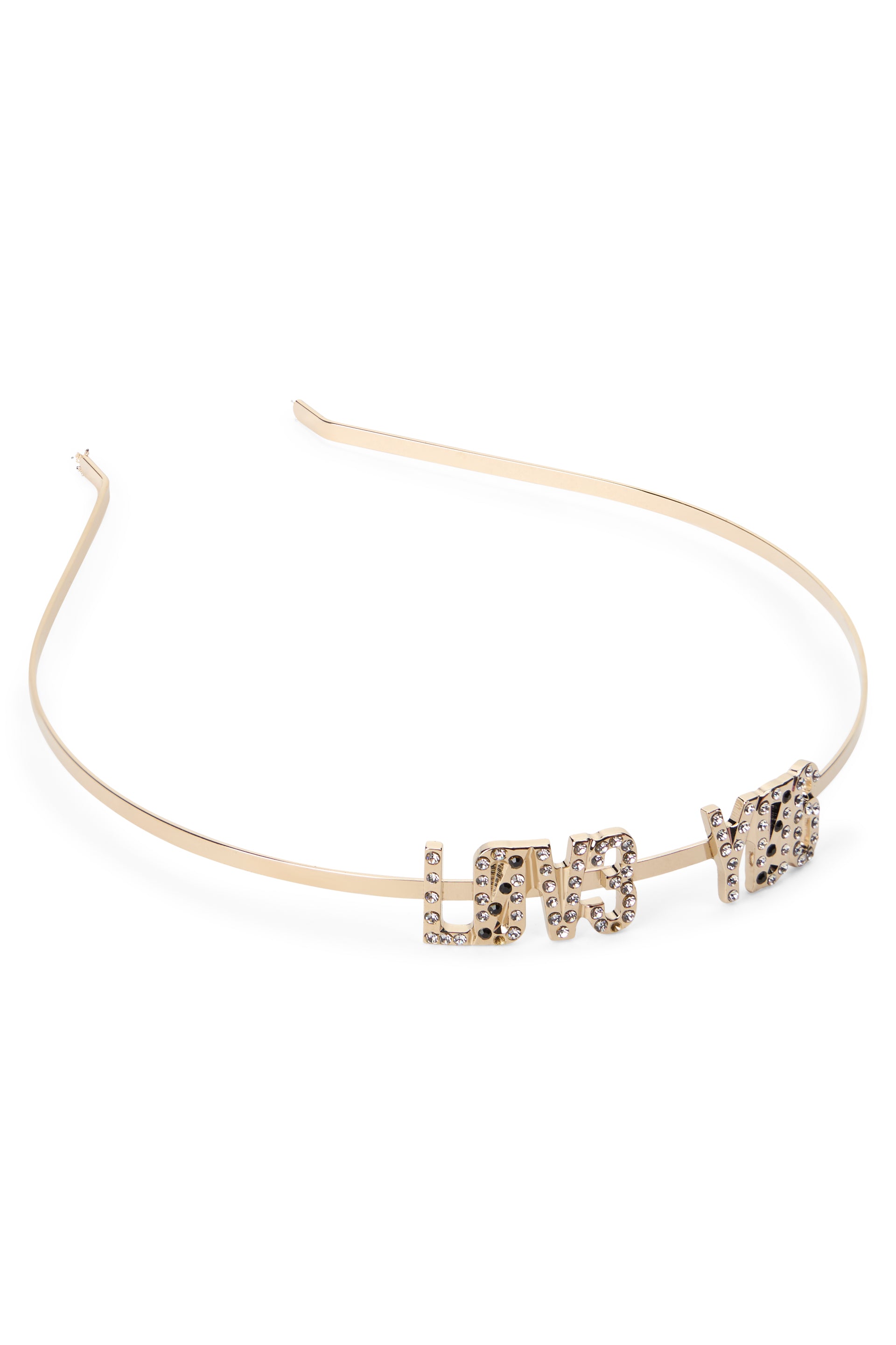 Elegant minimalist headband with a glossy finish.