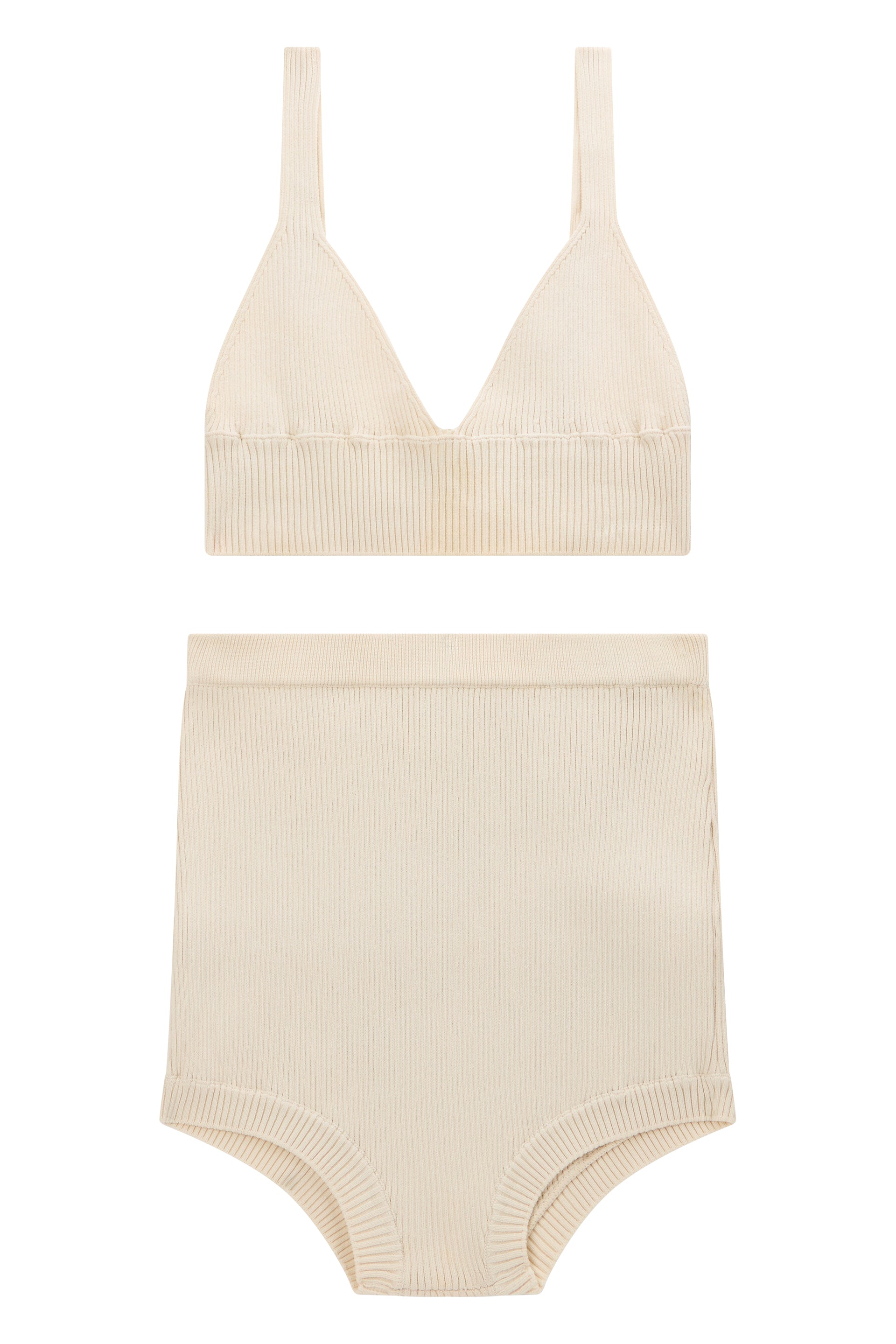 Lingerie set color beige, minimal and versatile.