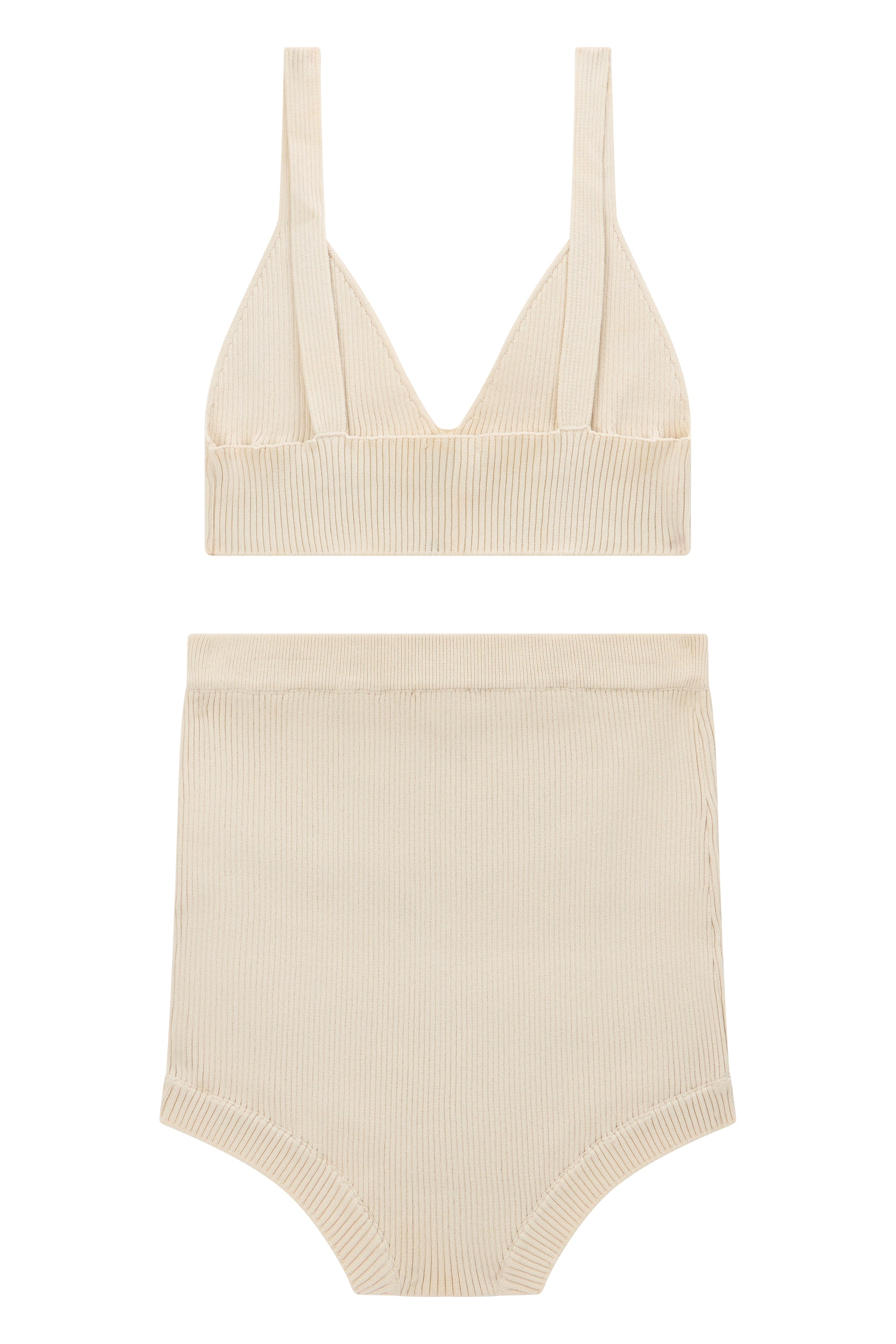 Lingerie set color beige, minimal and versatile.