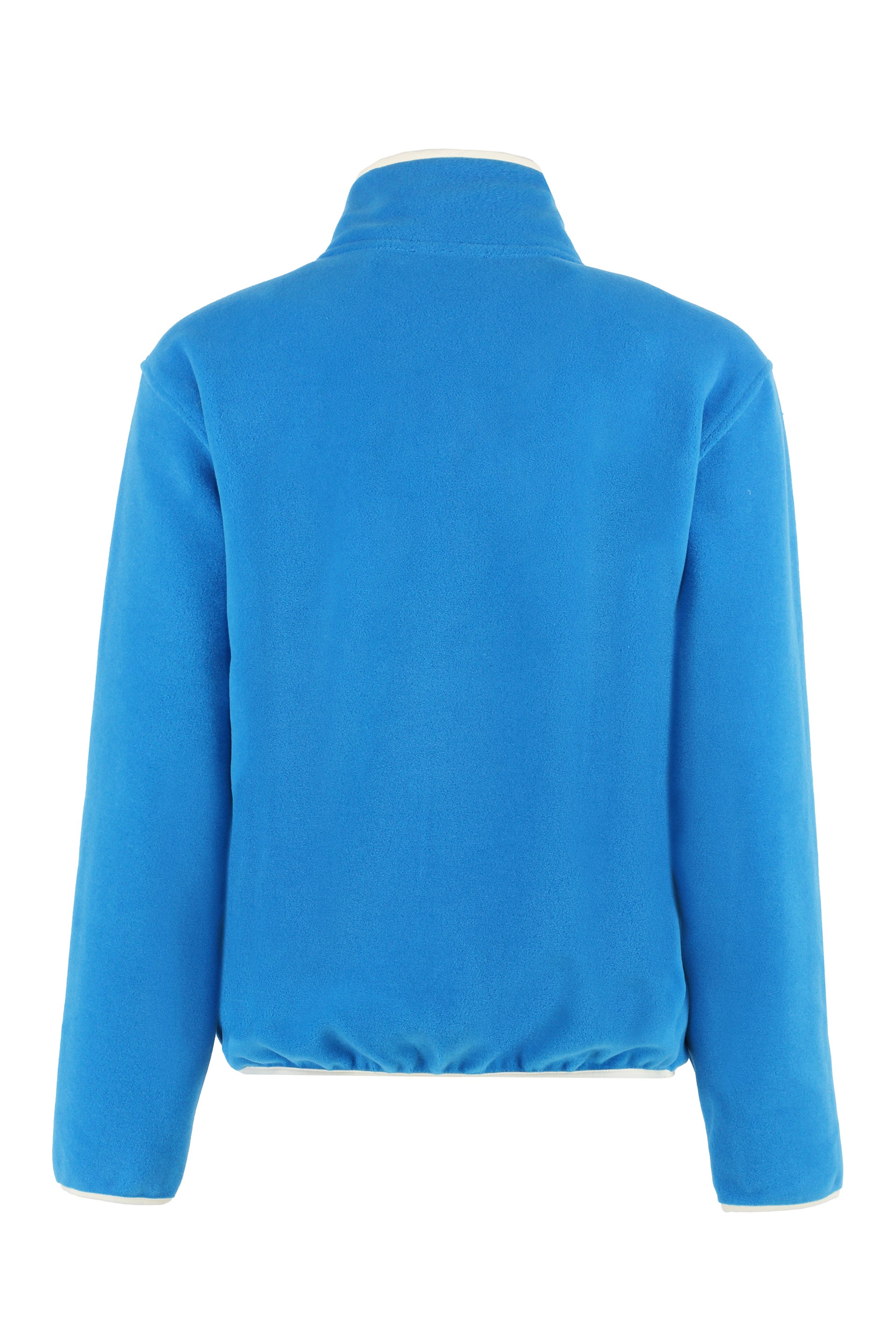 Stand-up collar fleece sweatshirt